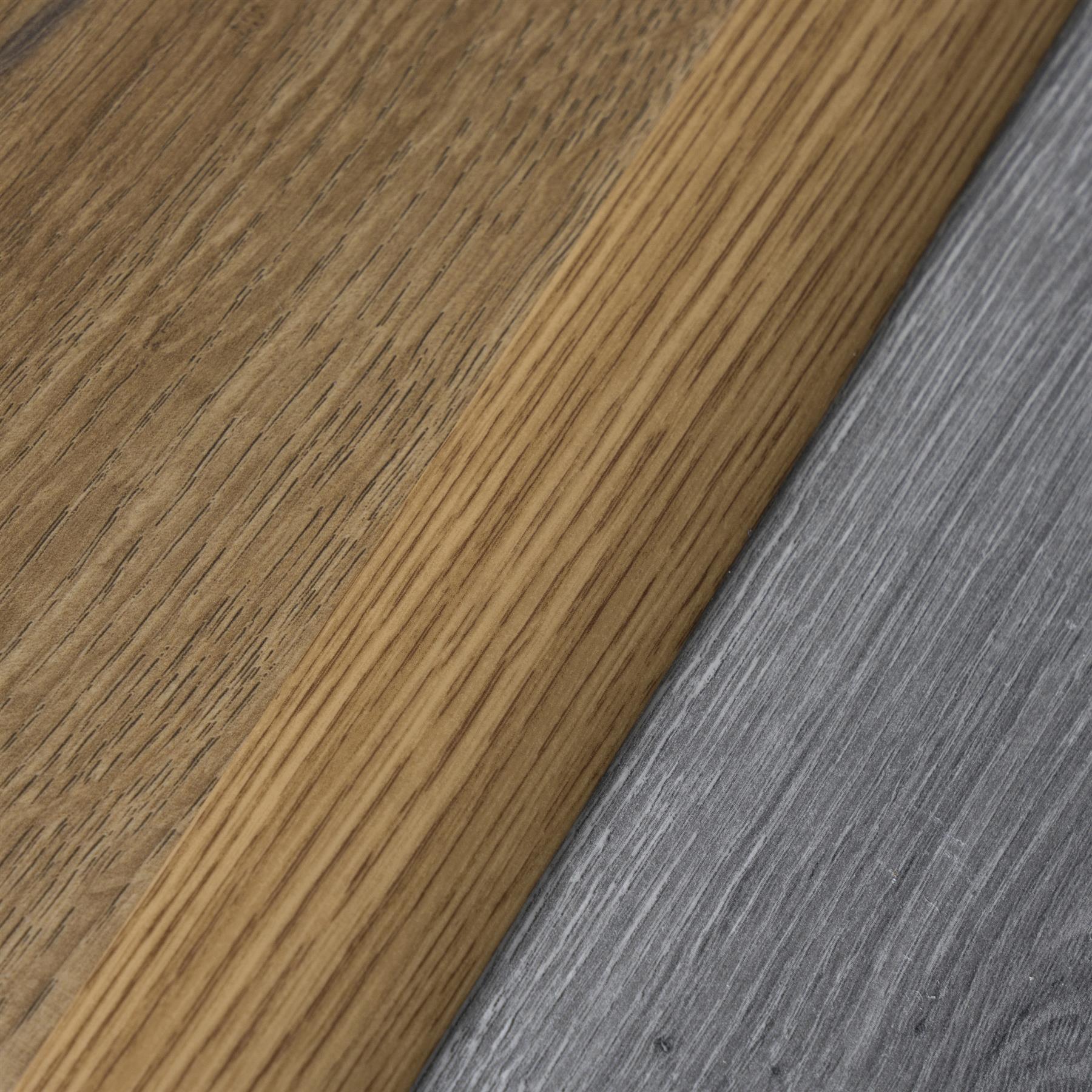 930x35 SELF-ADHESIVE WOOD EFFECT ALUMINIUM FLOOR BAR EDGE TRIM THRESHOLD PROFILE - Picture 39 of 80