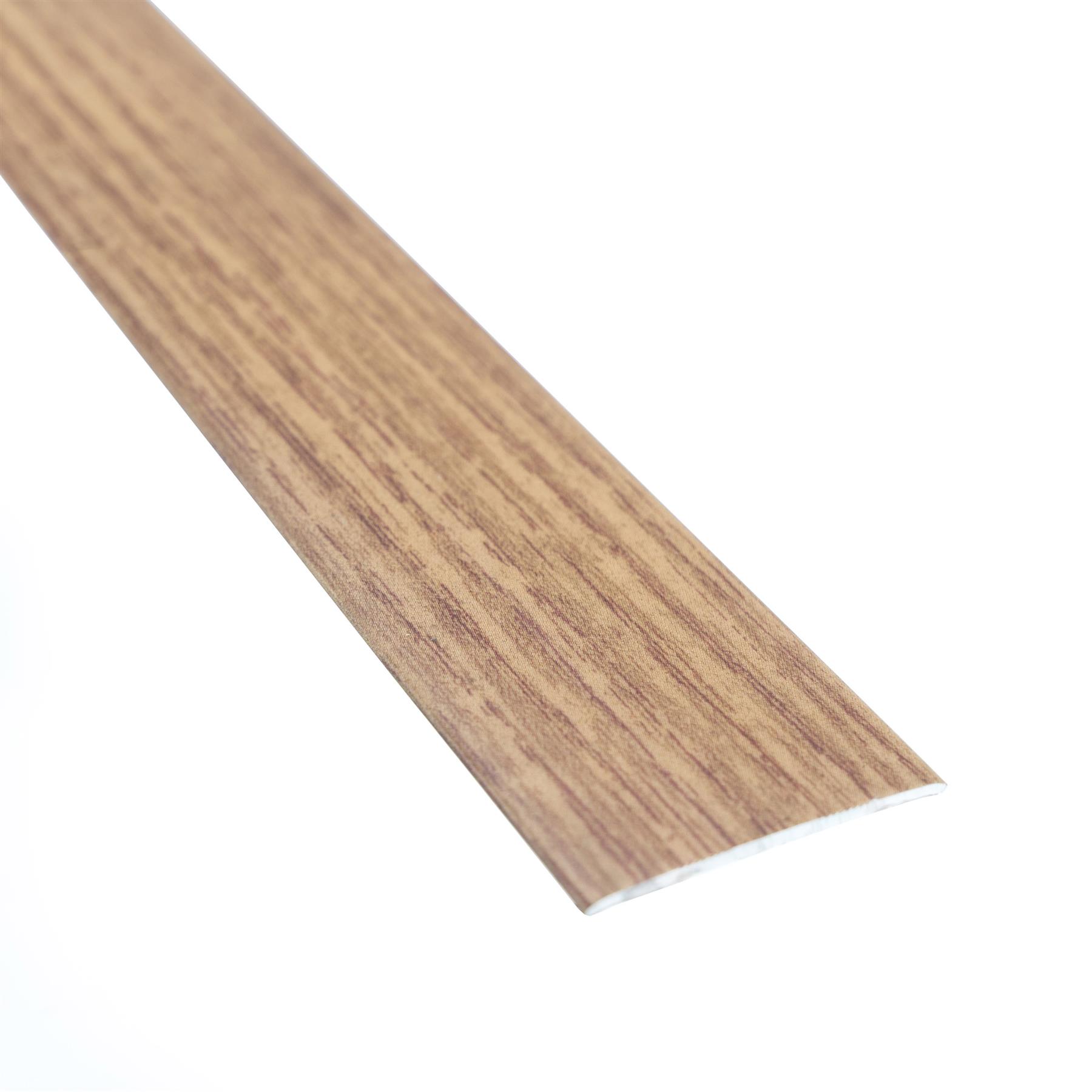 930x35 SELF-ADHESIVE WOOD EFFECT ALUMINIUM FLOOR BAR EDGE TRIM THRESHOLD PROFILE - Picture 40 of 80