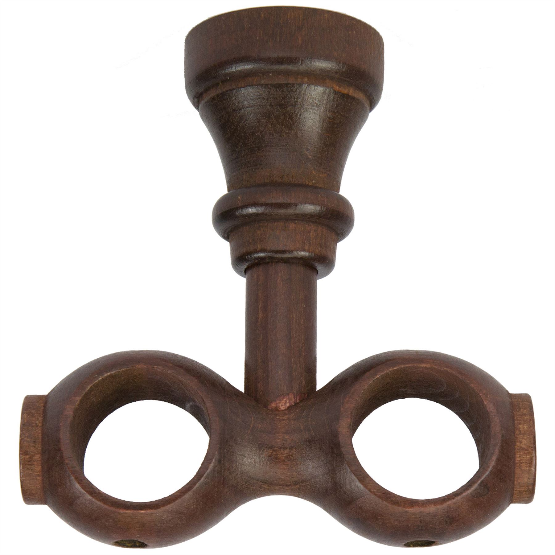 Wooden Classic Ceiling Bracket / Holder for Wooden Curtain Pole / Rail 28mm - Picture 8 of 11