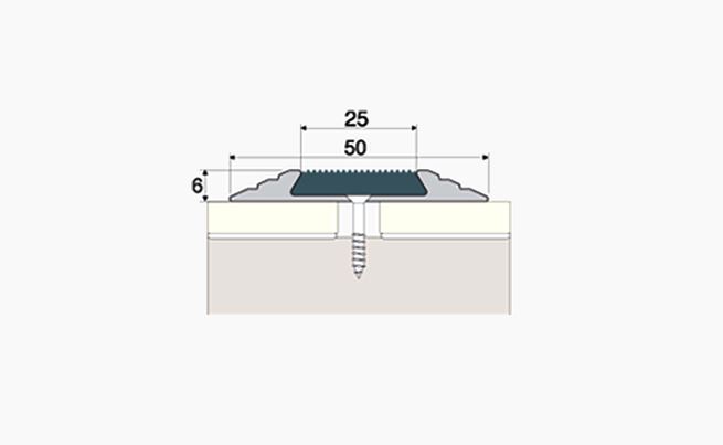 Aluminium Türschwelle 930x30mm - Eloxierte Bodenschwelle Für Bodenübergänge