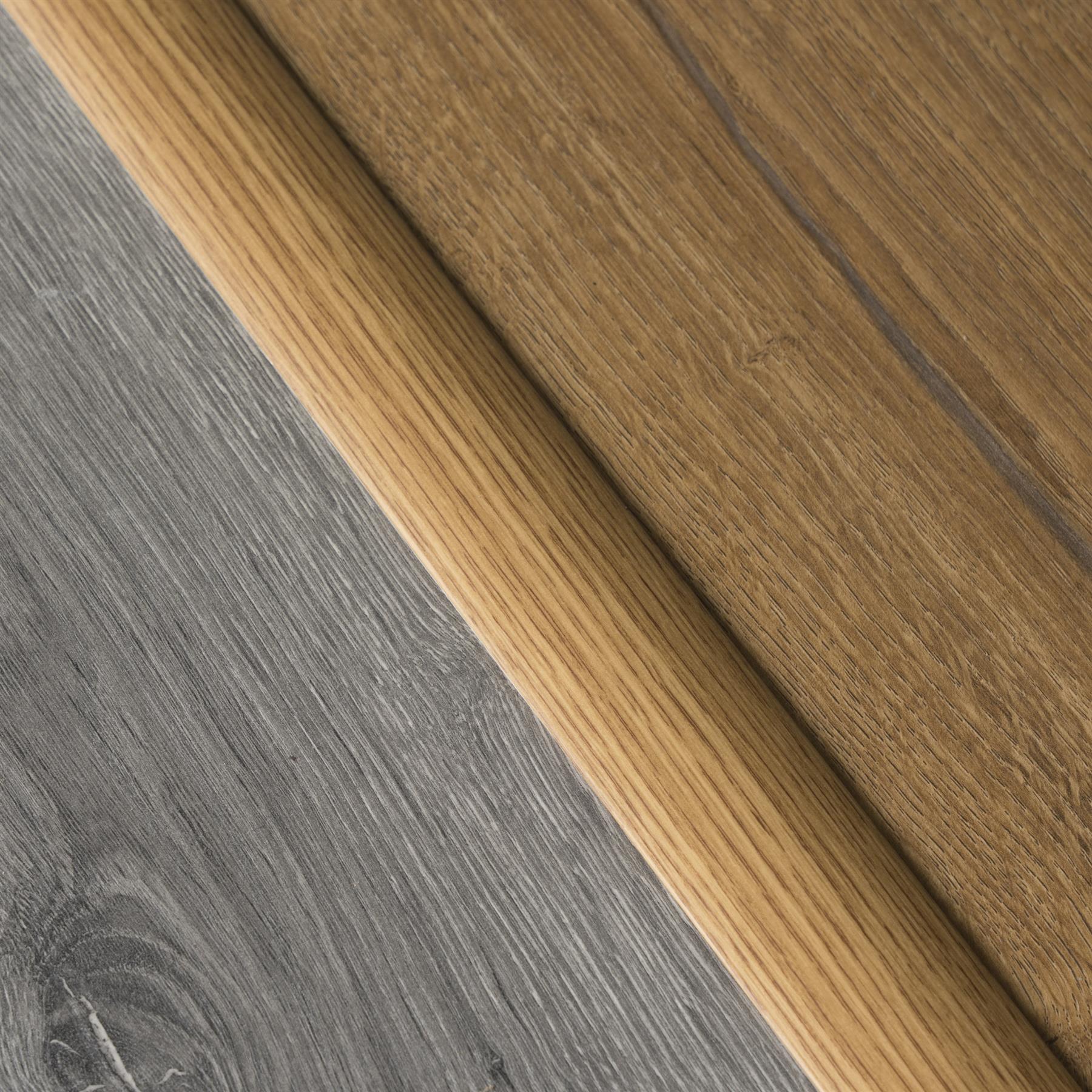 930x35 SELF-ADHESIVE WOOD EFFECT ALUMINIUM FLOOR BAR EDGE TRIM THRESHOLD PROFILE - Picture 38 of 80