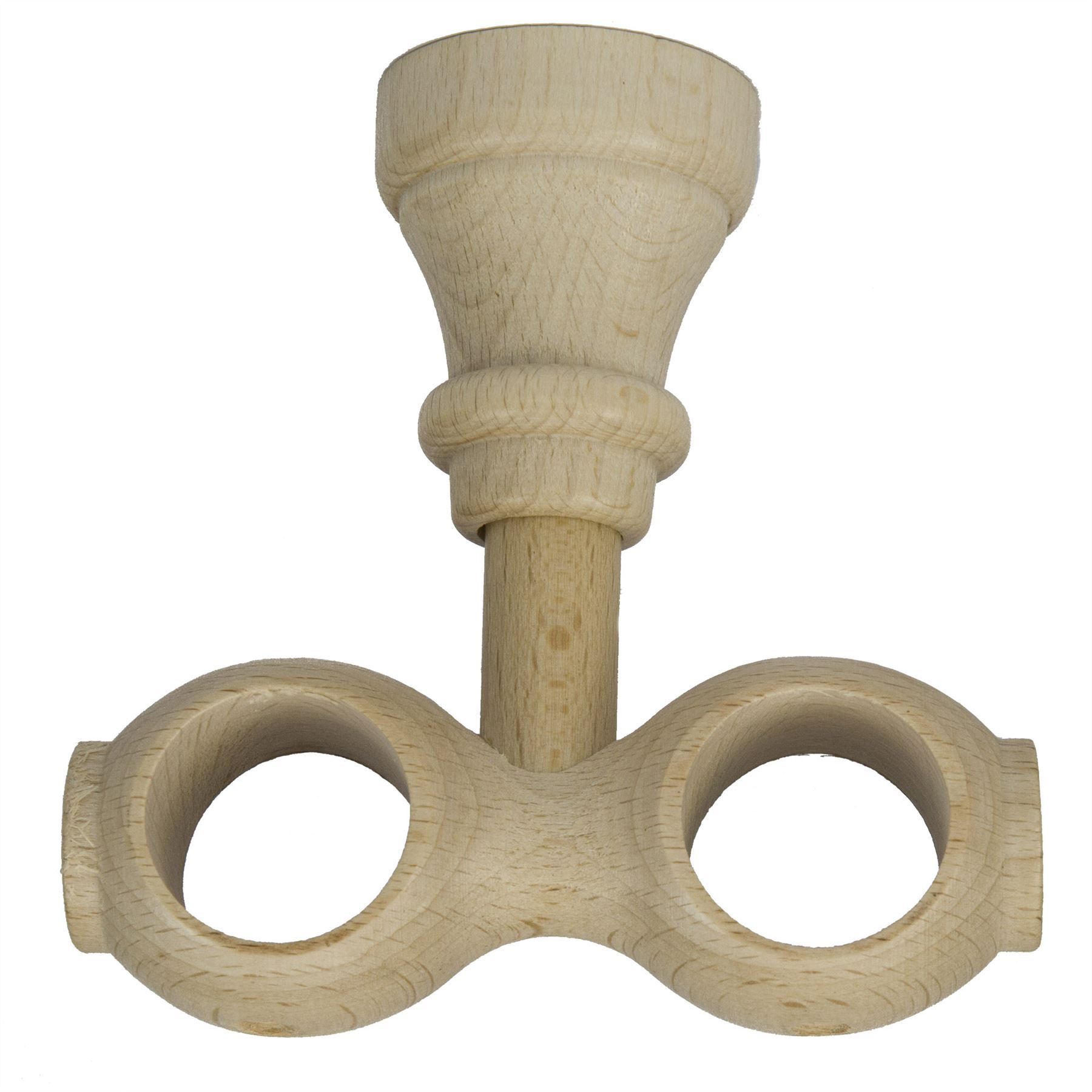 Wooden Classic Ceiling Bracket / Holder for Wooden Curtain Pole / Rail 28mm - Picture 10 of 11