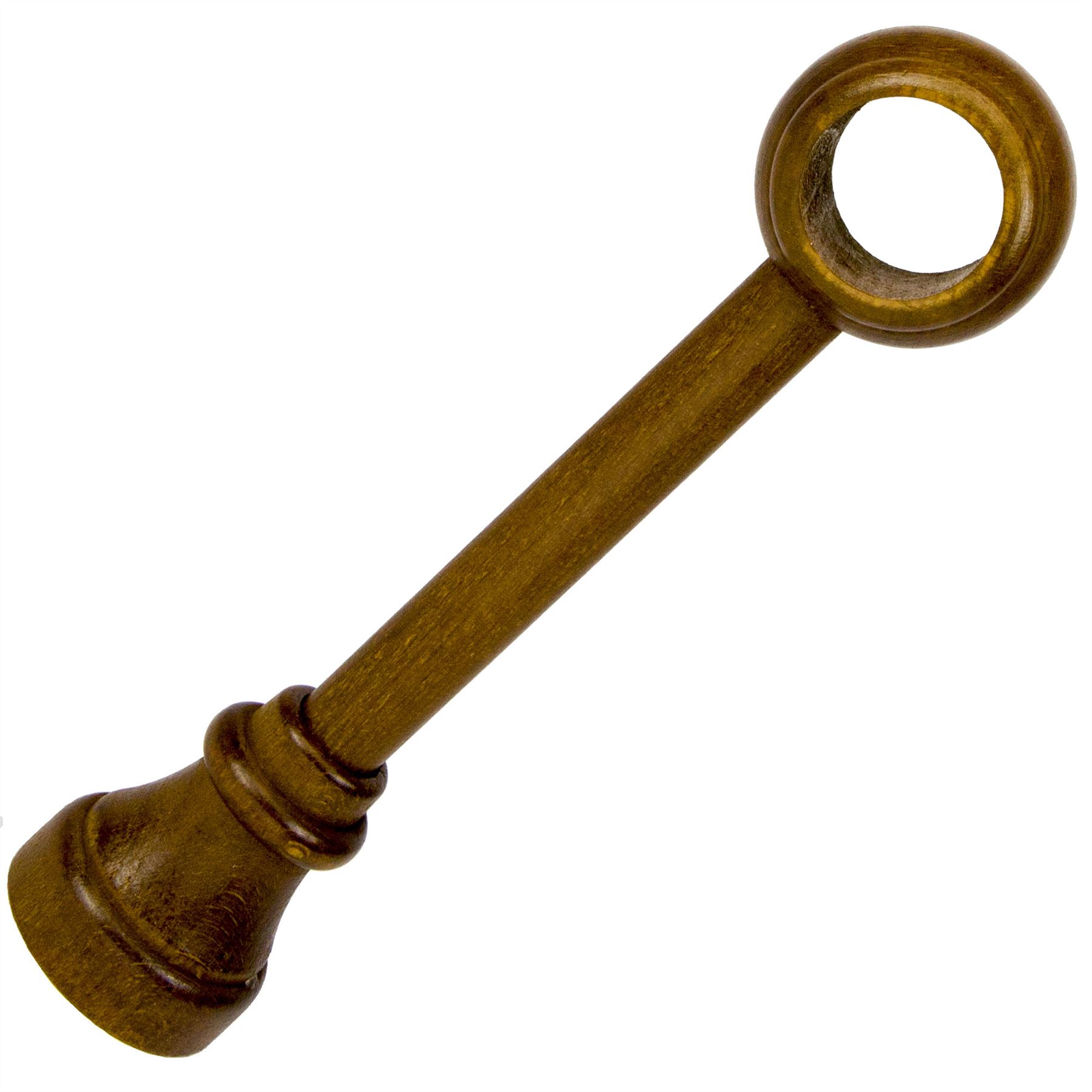 Wooden Classic Single Bracket / Holder for Wooden Curtain Pole / Rail 28mm - Picture 5 of 11