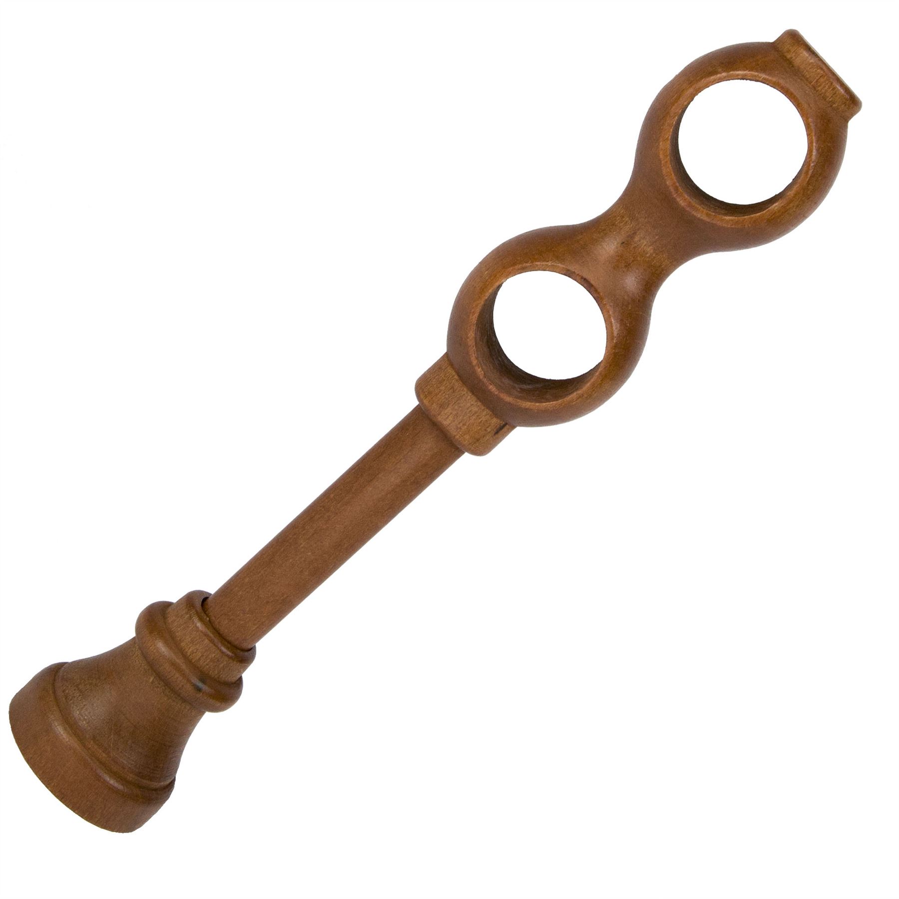Wooden Classic Double Bracket / Holder for Wooden Curtain Pole / Rail 28mm - Picture 6 of 11