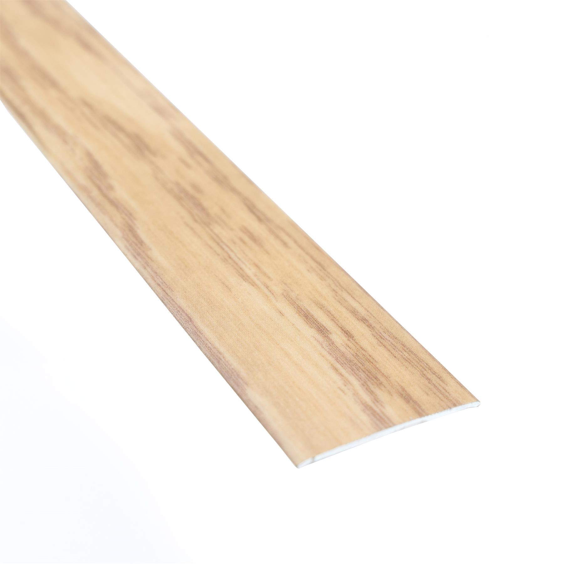 930x35 SELF-ADHESIVE WOOD EFFECT ALUMINIUM FLOOR BAR EDGE TRIM THRESHOLD PROFILE - Picture 21 of 80