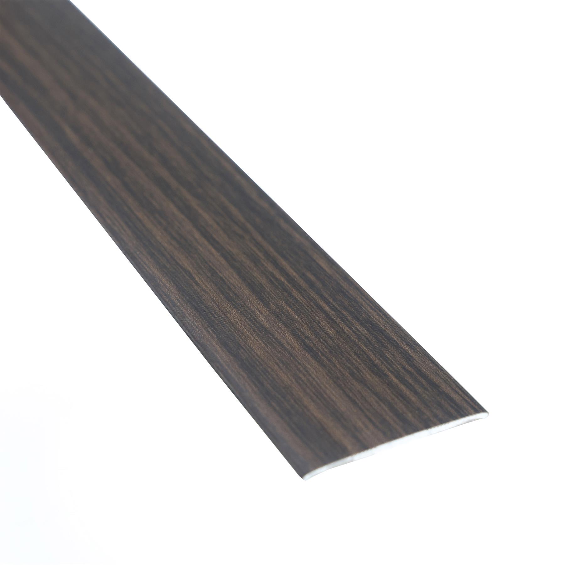 930x35 SELF-ADHESIVE WOOD EFFECT ALUMINIUM FLOOR BAR EDGE TRIM THRESHOLD PROFILE - Picture 76 of 80