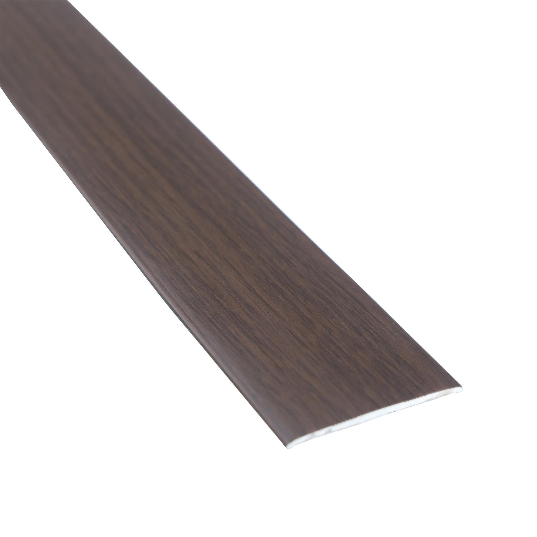 930x35 SELF-ADHESIVE WOOD EFFECT ALUMINIUM FLOOR BAR EDGE TRIM THRESHOLD PROFILE - Picture 50 of 80