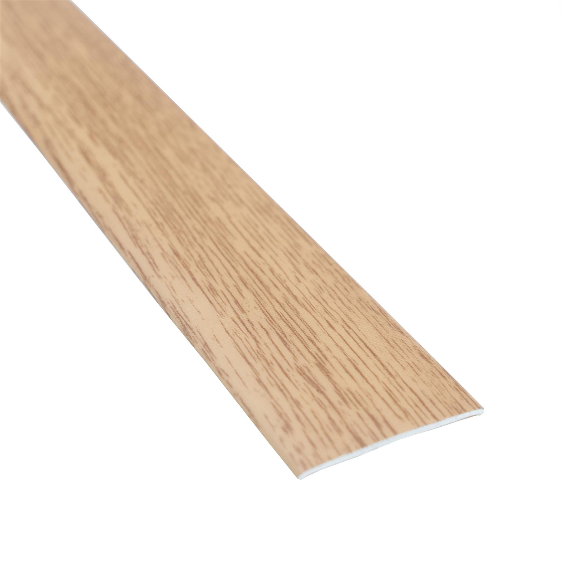 930x35 SELF-ADHESIVE WOOD EFFECT ALUMINIUM FLOOR BAR EDGE TRIM THRESHOLD PROFILE - Picture 66 of 80