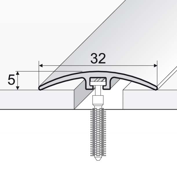 Door threshold wood effect PVC self-adhesive-screw trim 1000x32x5mm bar strip - Picture 74 of 90