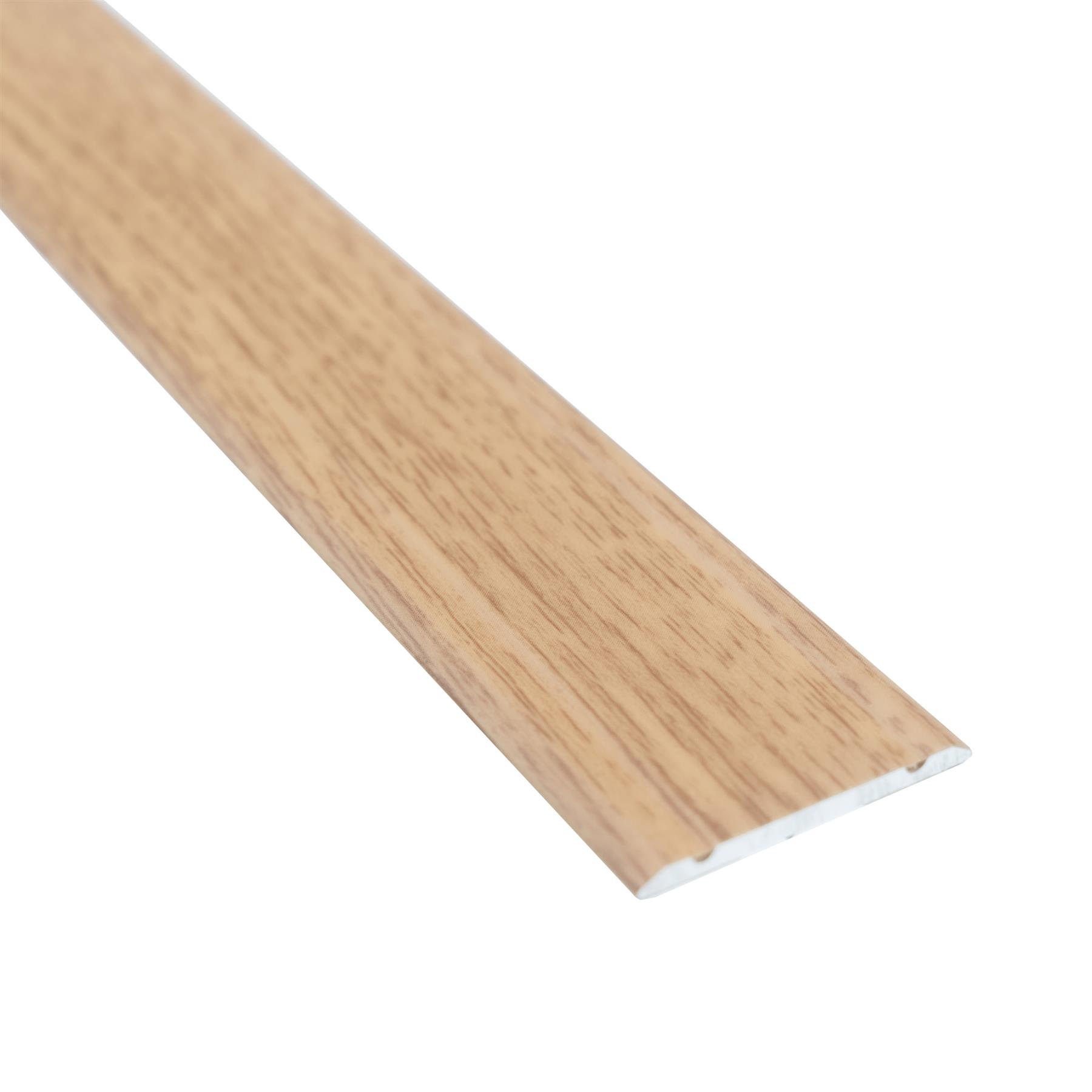 SELF-ADHESIVE WOOD EFFECT ALUMINIUM FLOOR EDGING BAR STRIP TRIM THRESHOLD 930x30 - Picture 64 of 78