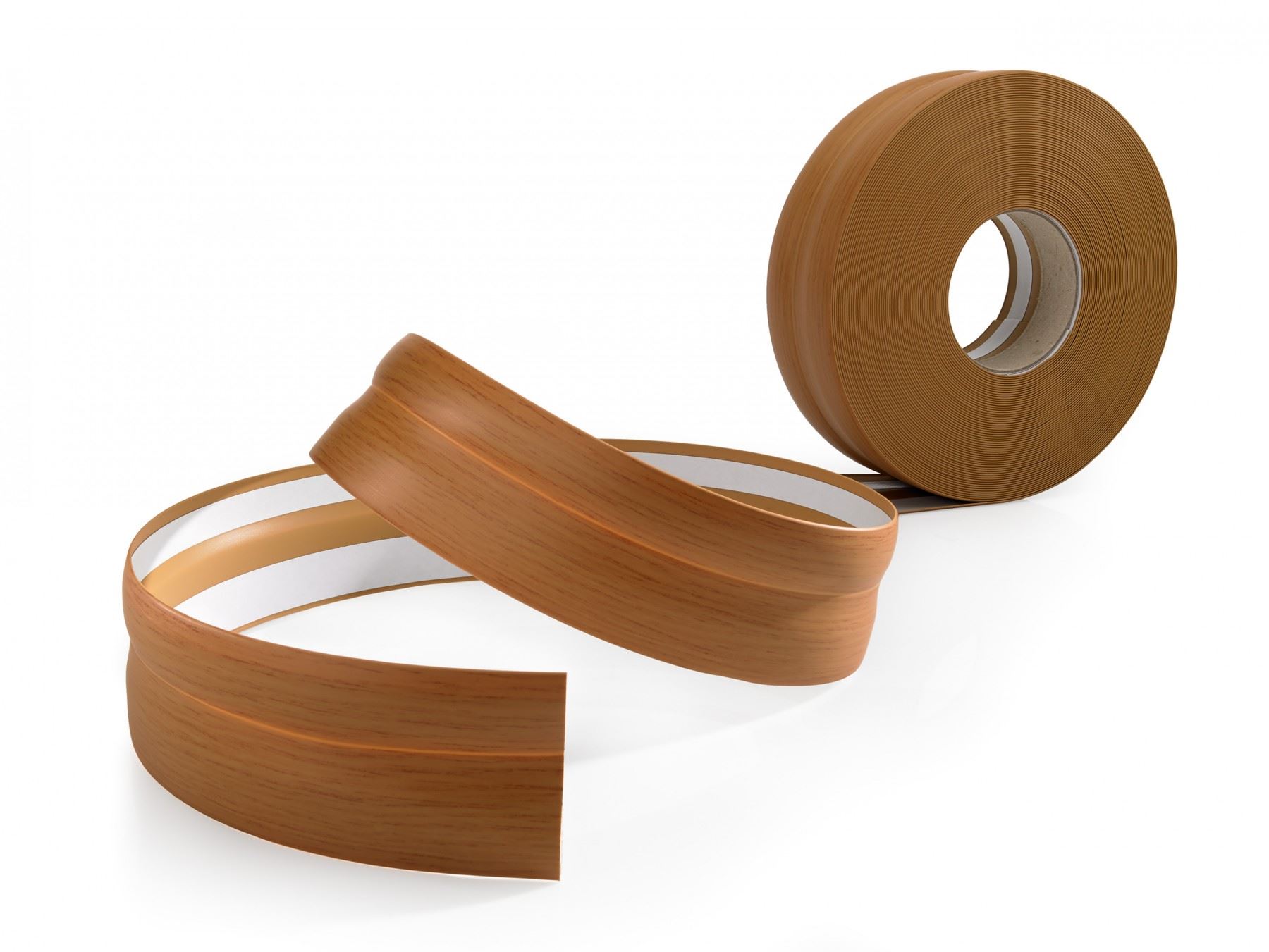 FLEXIBLE SELFADHESIVE COVED Skirting Board PVC Strip Floor Wall Joint