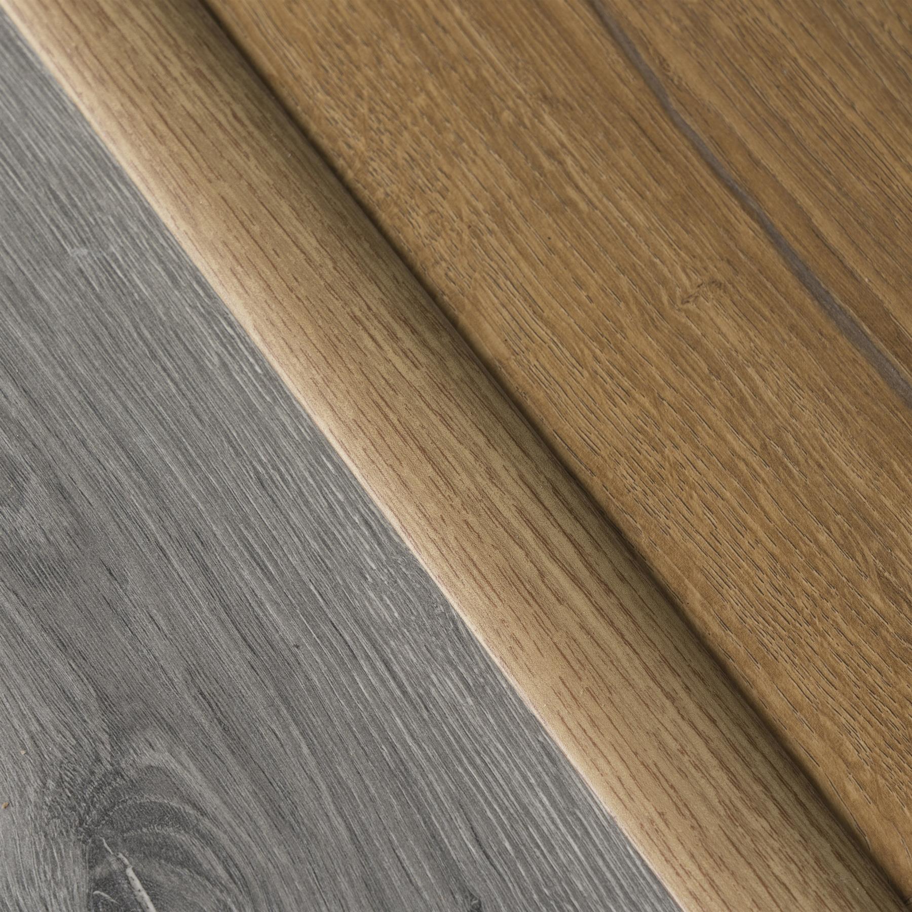 930x35 SELF-ADHESIVE WOOD EFFECT ALUMINIUM FLOOR BAR EDGE TRIM THRESHOLD PROFILE - Picture 43 of 80
