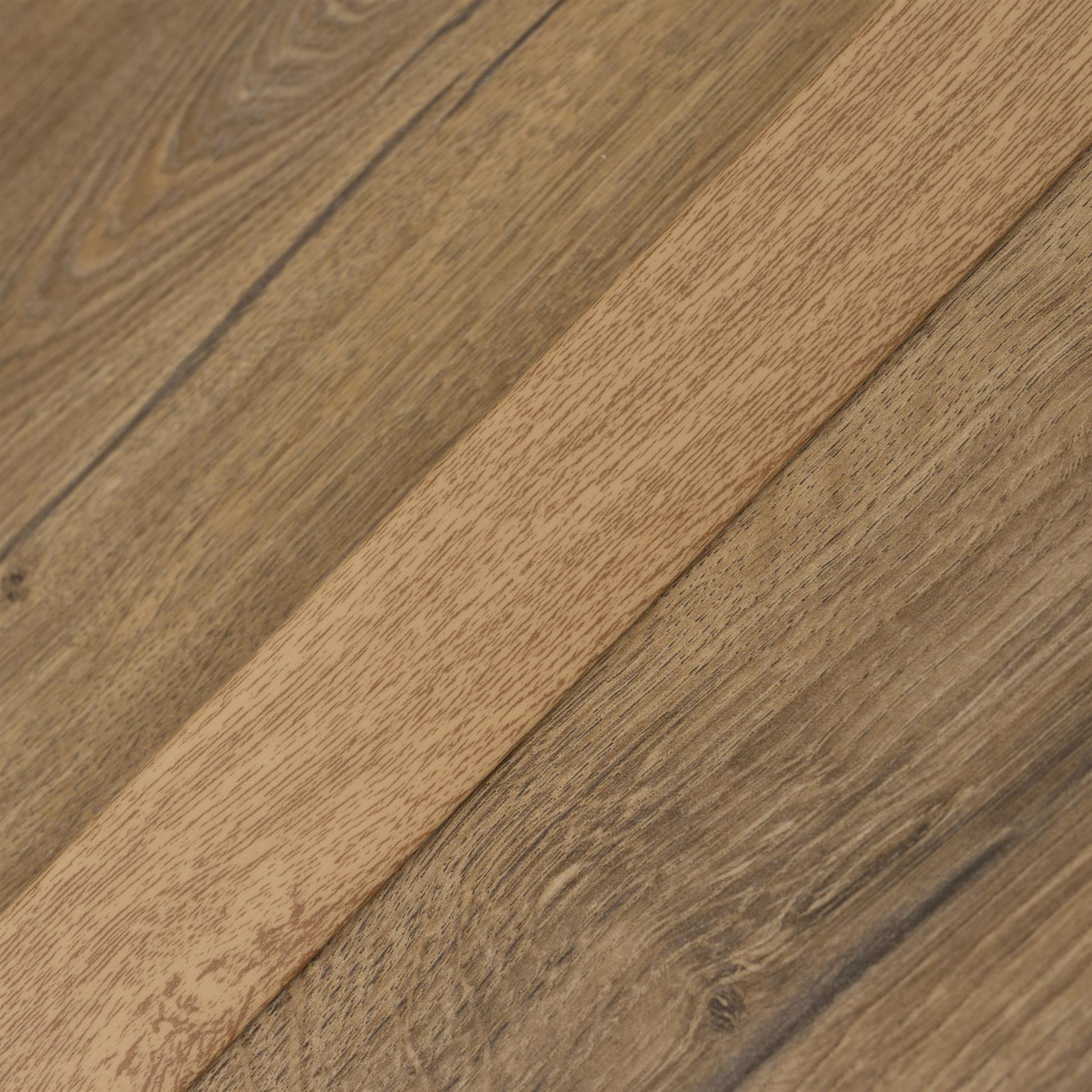 930x35 SELF-ADHESIVE WOOD EFFECT ALUMINIUM FLOOR BAR EDGE TRIM THRESHOLD PROFILE - Picture 68 of 80