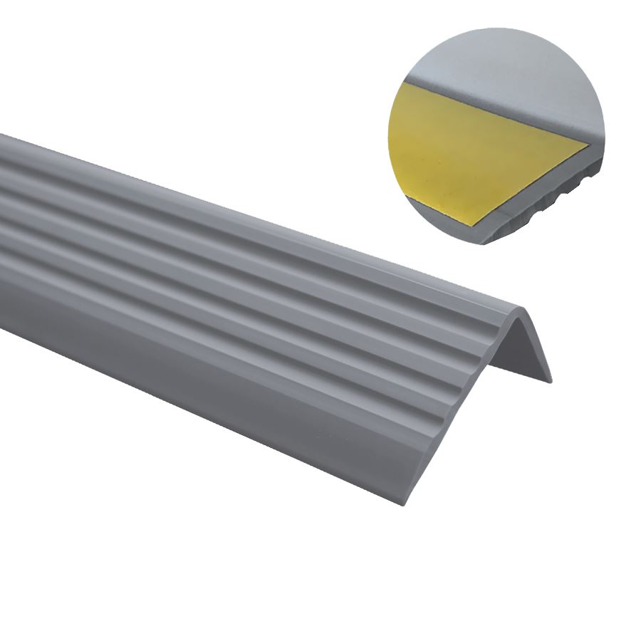thumbnail image 2 of HONMEET Stair Nosing:Self Adhesive Stair Edge Protector Stair Edging Stair Edge Trim Non Slip Exterior Stair Treads Indoor Staircases 1 Roll 39 3 Len 2 of 11