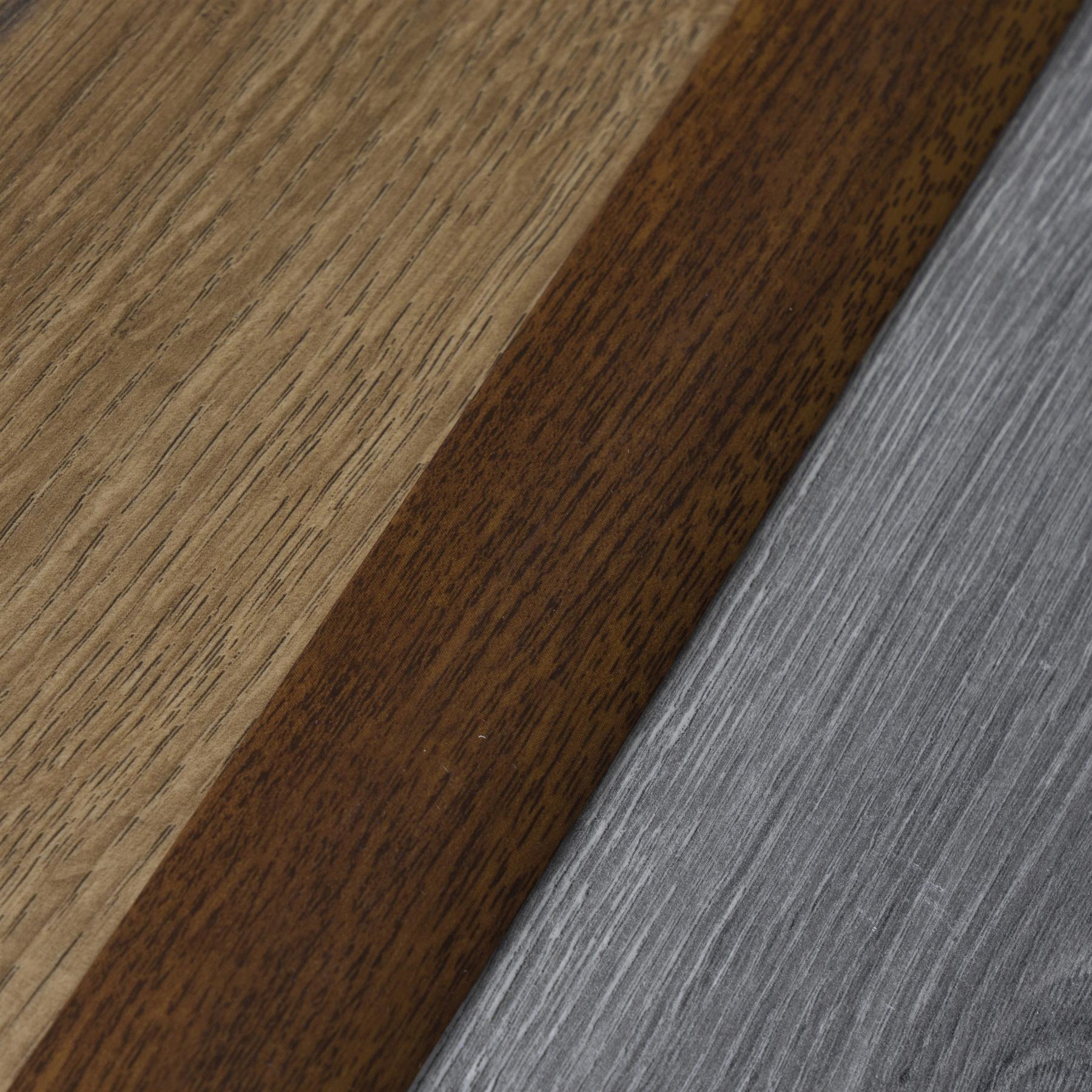 930x35 SELF-ADHESIVE WOOD EFFECT ALUMINIUM FLOOR BAR EDGE TRIM THRESHOLD PROFILE - Picture 49 of 80