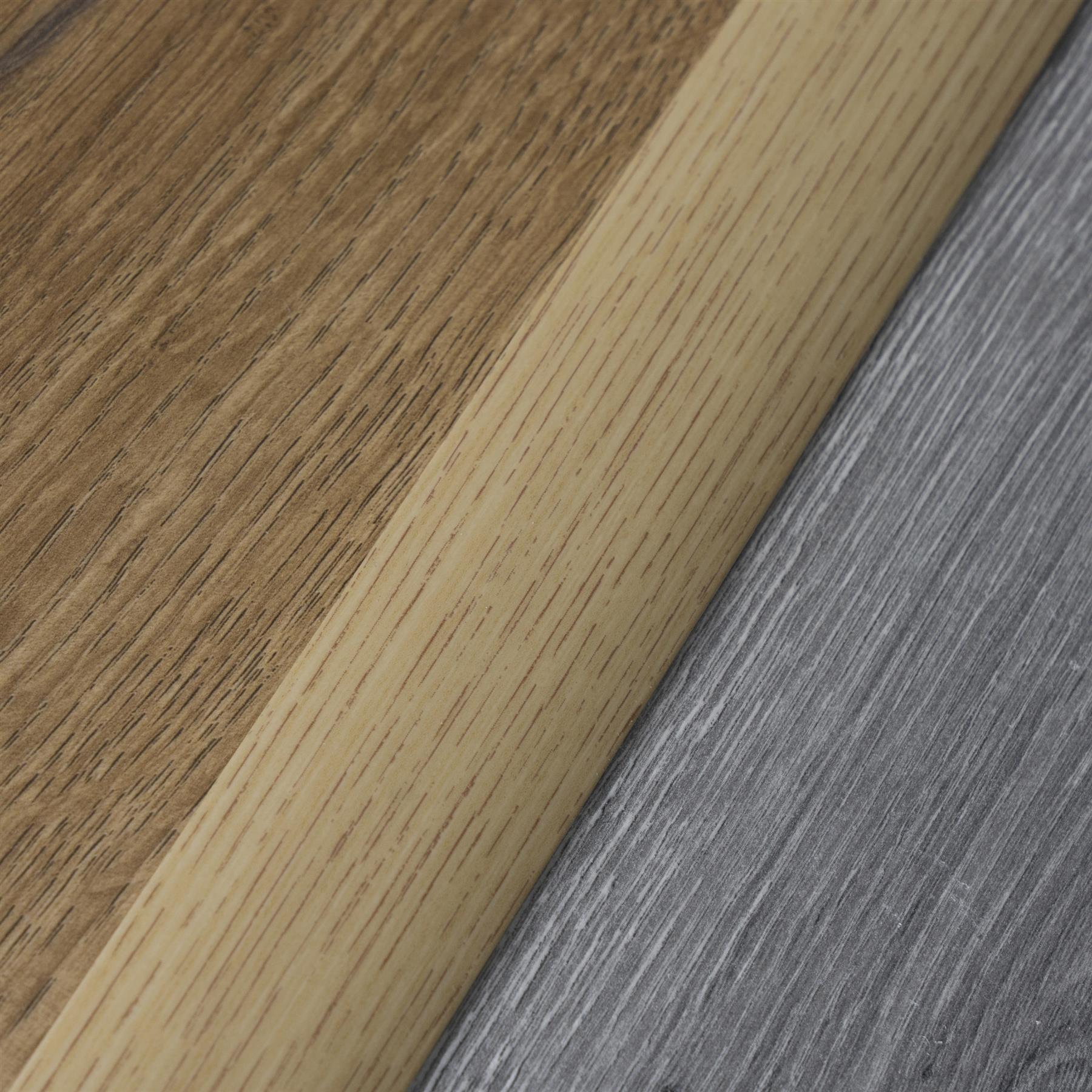 930x35 SELF-ADHESIVE WOOD EFFECT ALUMINIUM FLOOR BAR EDGE TRIM THRESHOLD PROFILE - Picture 25 of 80