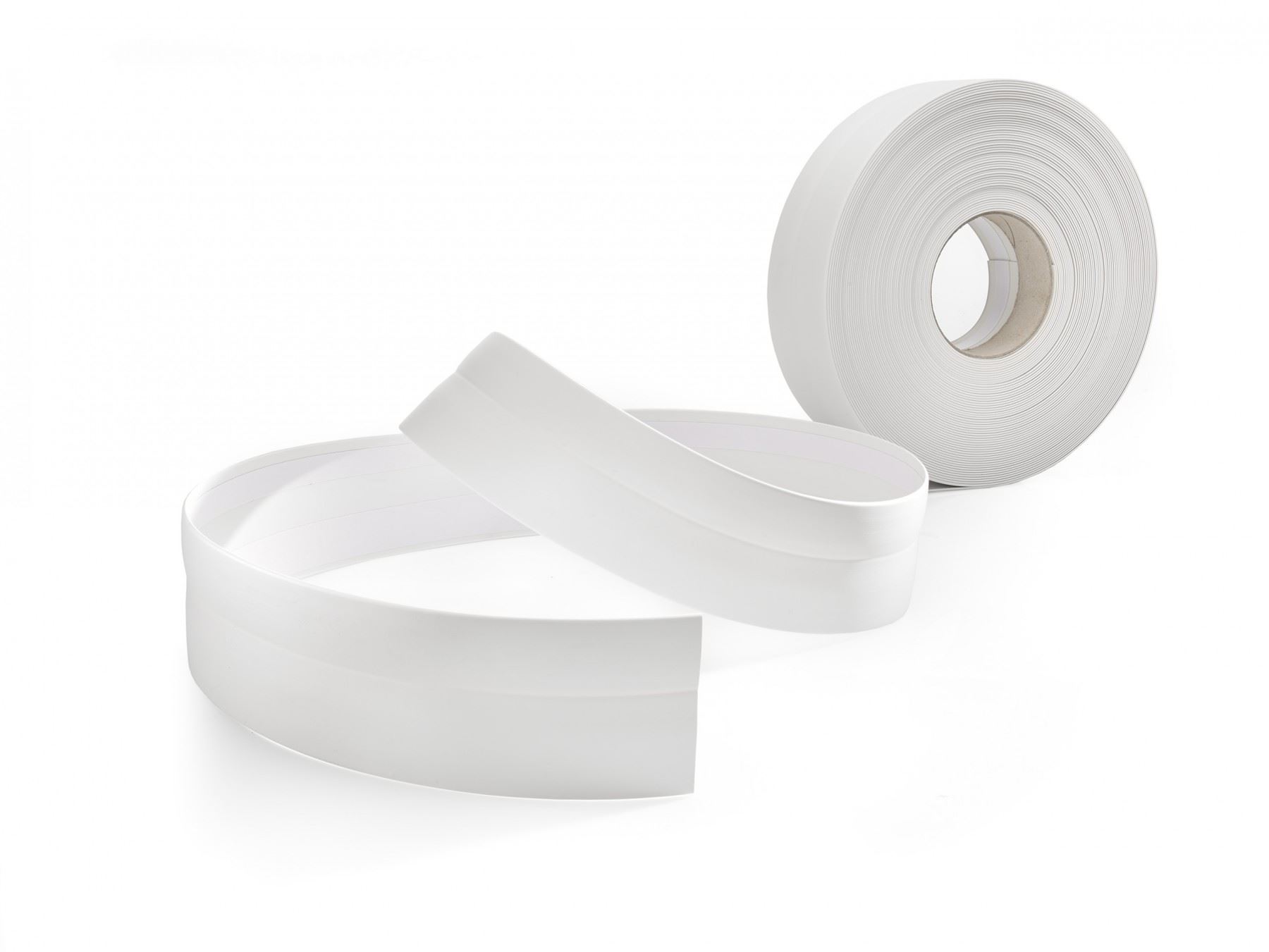 FLEXIBLE SELFADHESIVE COVED Skirting Board PVC Strip Floor Wall Joint WHITE £26.99 PicClick UK