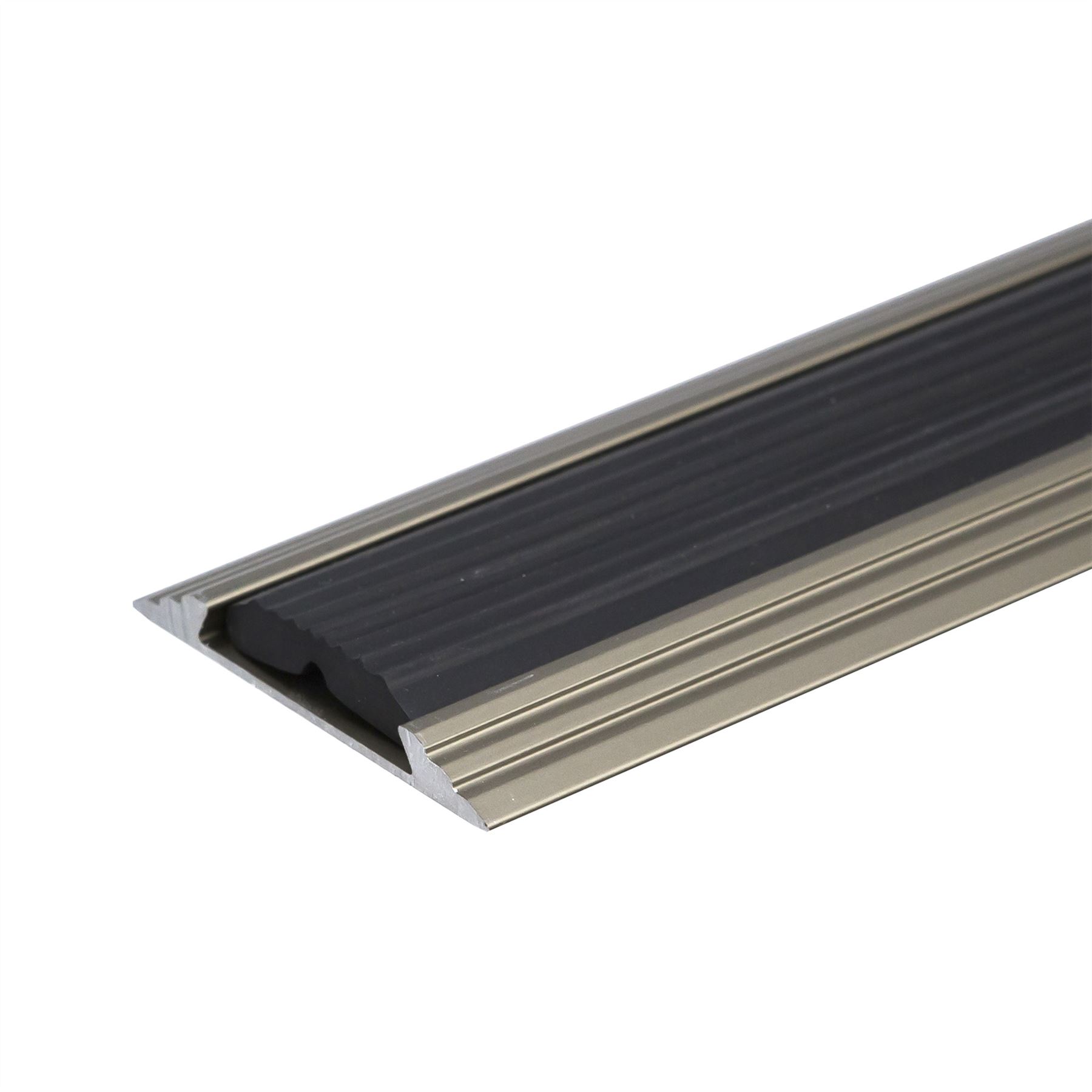 Door threshold aluminium rubber 930x50x6mm strip bar insert edge