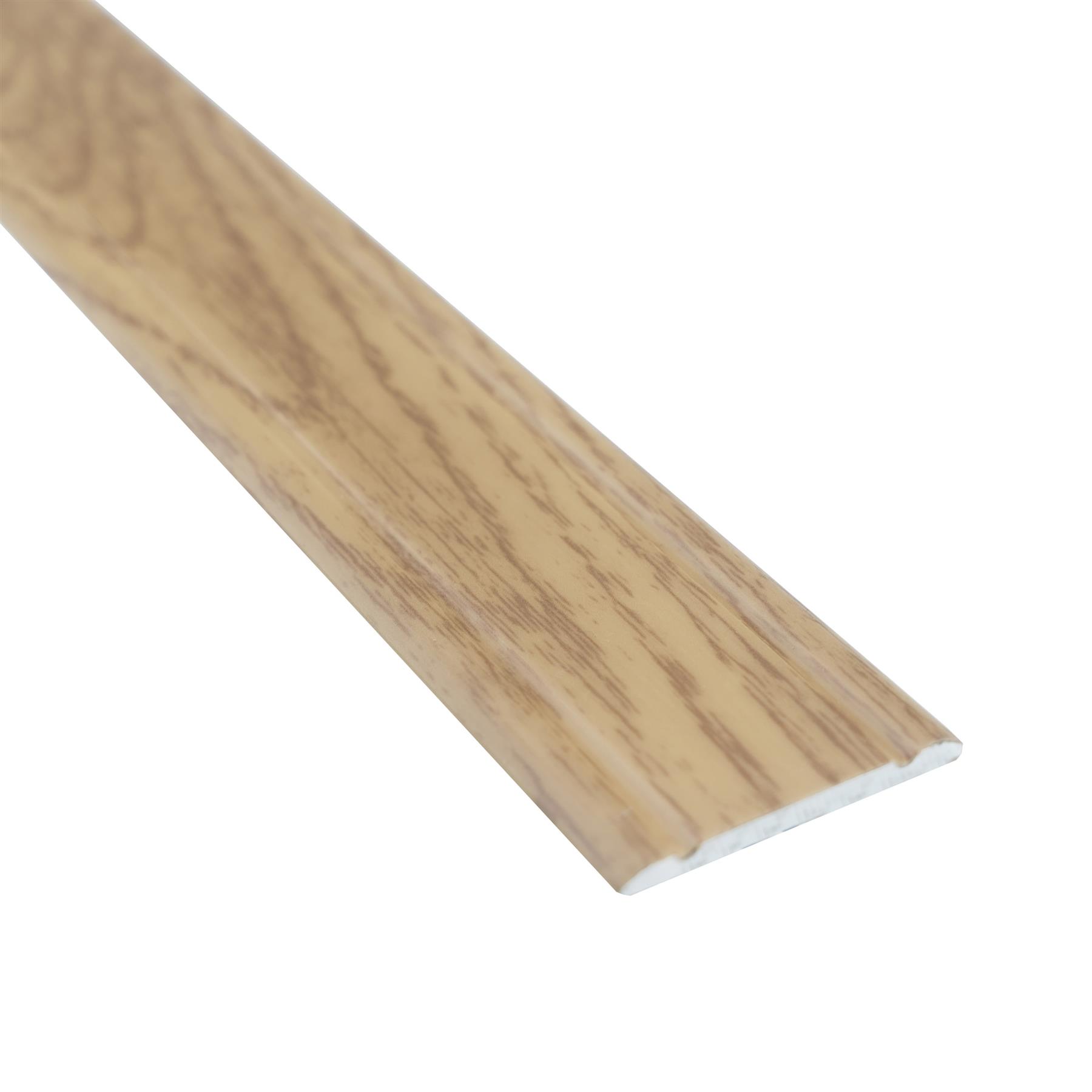 SELF-ADHESIVE WOOD EFFECT ALUMINIUM FLOOR EDGING BAR STRIP TRIM THRESHOLD 930x30 - Picture 57 of 78