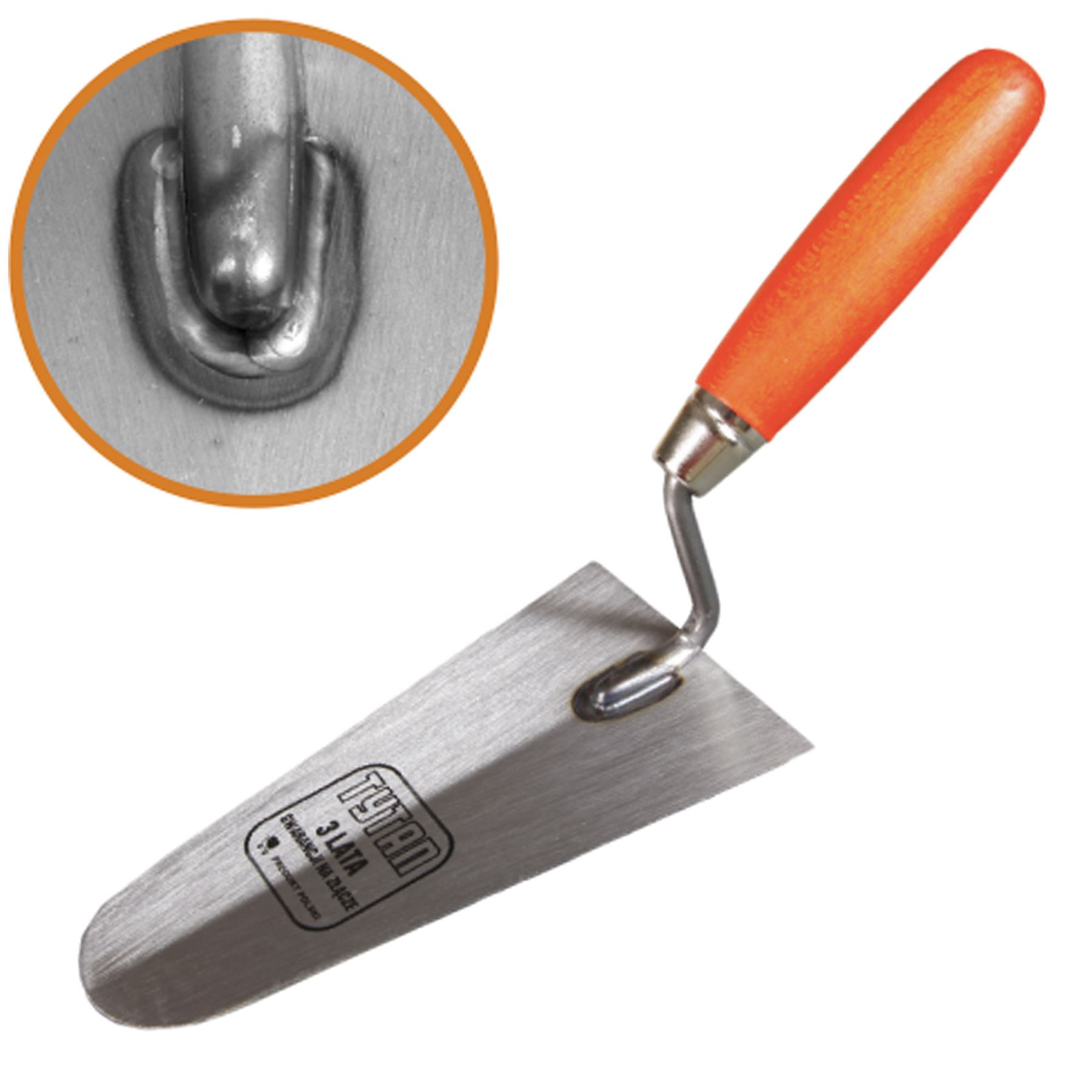 Gauging Trowel Stainless Masonry Wooden Handle various size Rendering Plastering - Picture 2 of 3