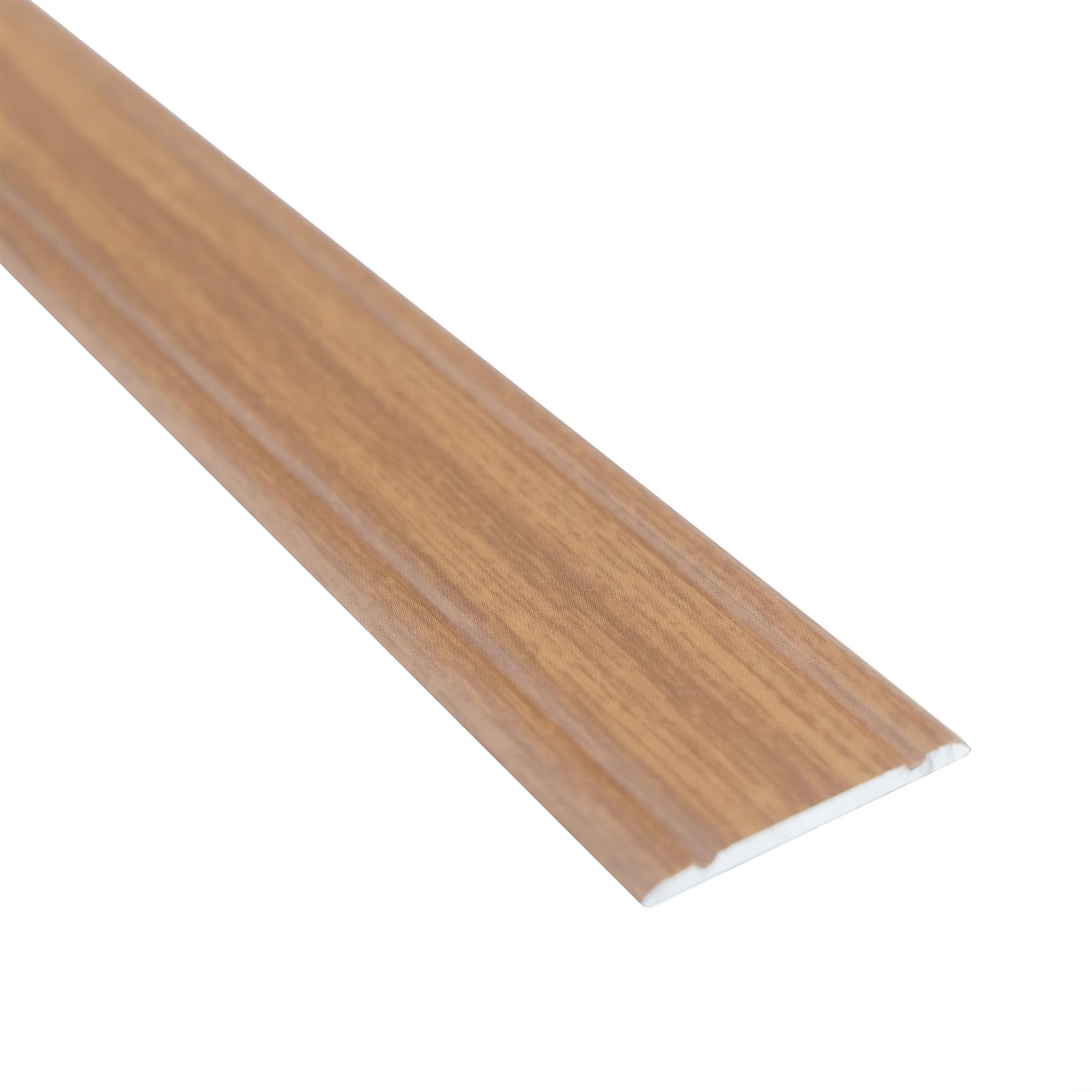 SELF-ADHESIVE WOOD EFFECT ALUMINIUM FLOOR EDGING BAR STRIP TRIM THRESHOLD 930x30 - Picture 5 of 78