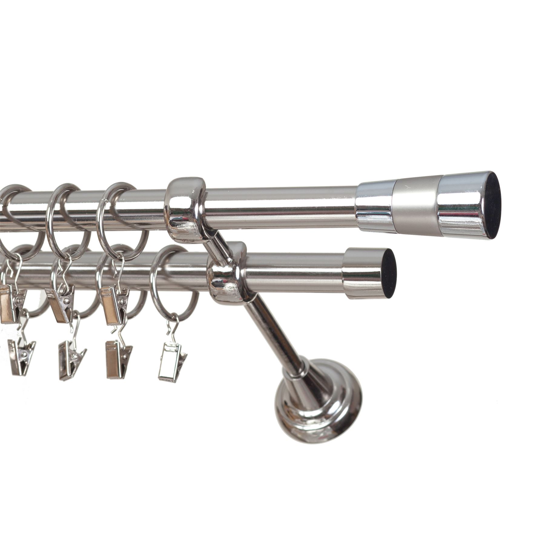 Double Track Curtain Pole