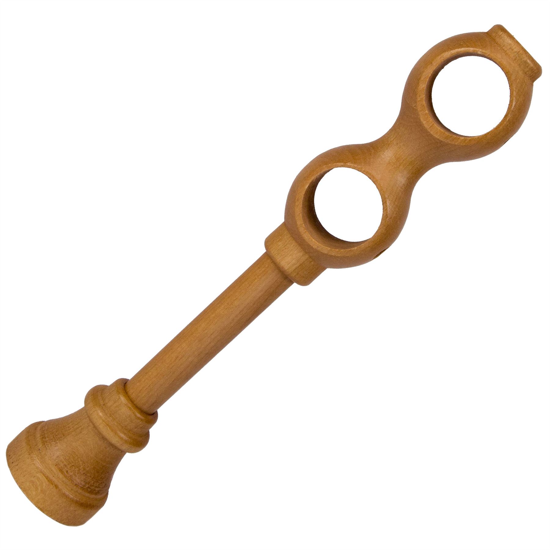 Wooden Classic Double Bracket / Holder for Wooden Curtain Pole / Rail 28mm - Picture 7 of 11