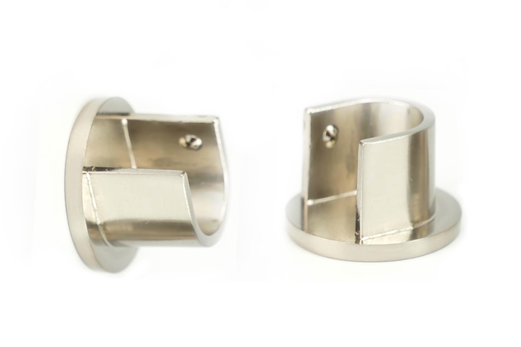 Curtain Pole Recess Bracket Metal Wall Modern Recess Bracket to Fit