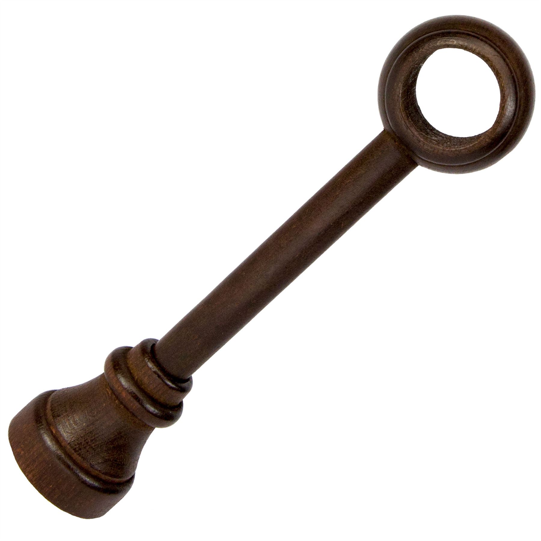 Wooden Classic Single Bracket / Holder for Wooden Curtain Pole / Rail 28mm - Picture 8 of 11