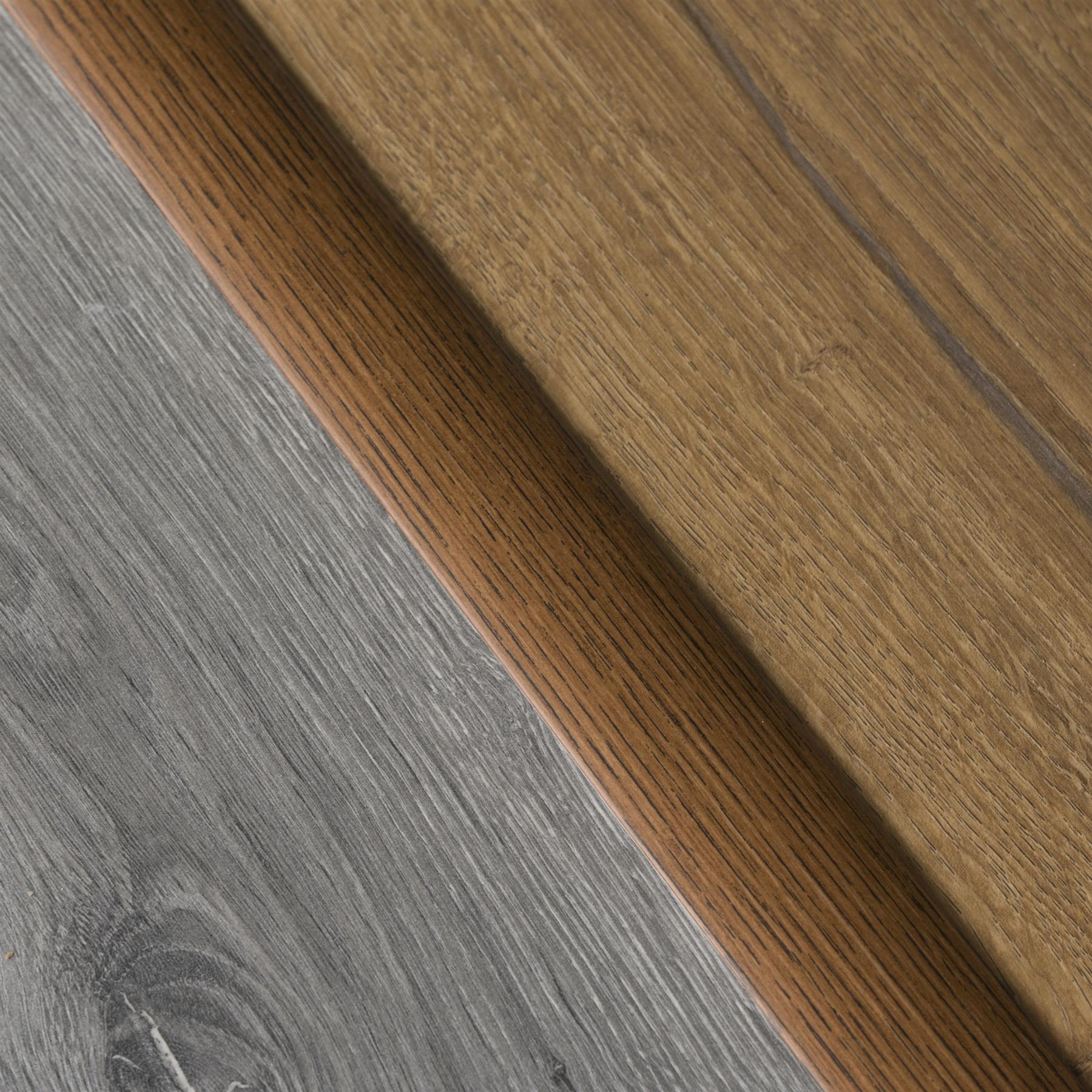930x35 SELF-ADHESIVE WOOD EFFECT ALUMINIUM FLOOR BAR EDGE TRIM THRESHOLD PROFILE - Picture 28 of 80