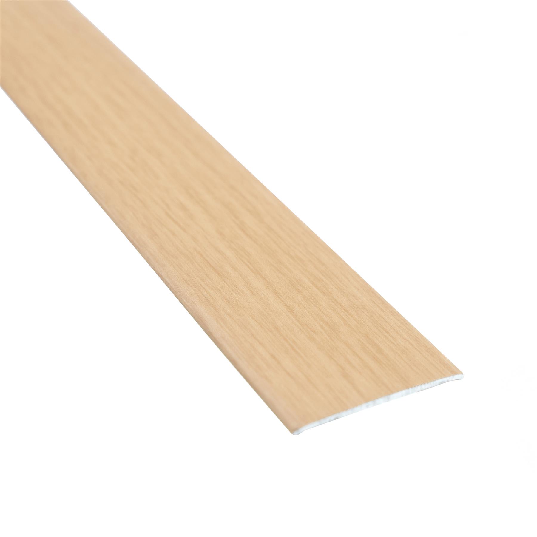 930x35 SELF-ADHESIVE WOOD EFFECT ALUMINIUM FLOOR BAR EDGE TRIM THRESHOLD PROFILE - Picture 16 of 80