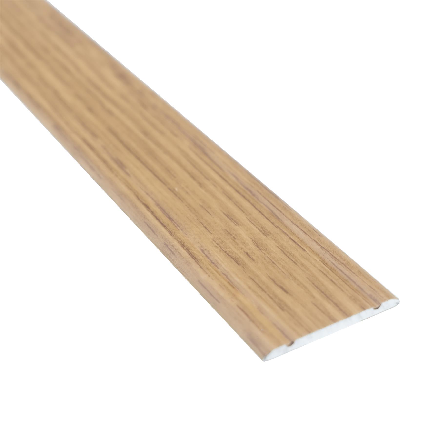SELF-ADHESIVE WOOD EFFECT ALUMINIUM FLOOR EDGING BAR STRIP TRIM THRESHOLD 930x30 - Picture 39 of 78