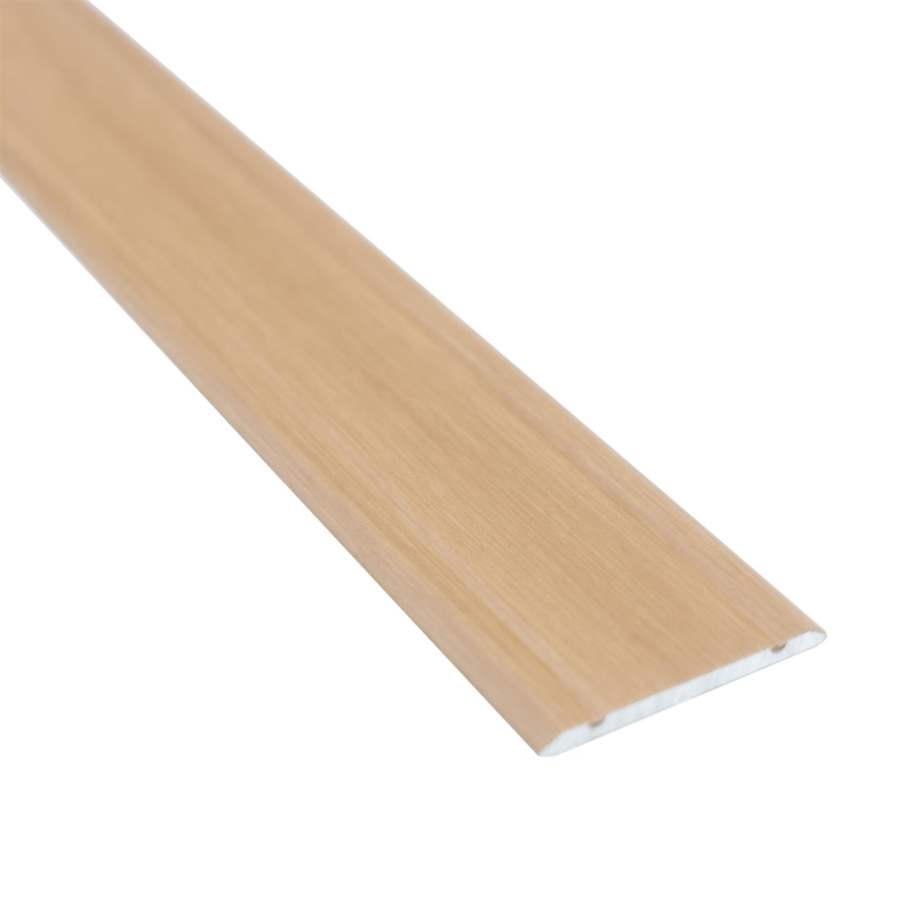 SELF-ADHESIVE WOOD EFFECT ALUMINIUM FLOOR EDGING BAR STRIP TRIM THRESHOLD 930x30 - Picture 15 of 78