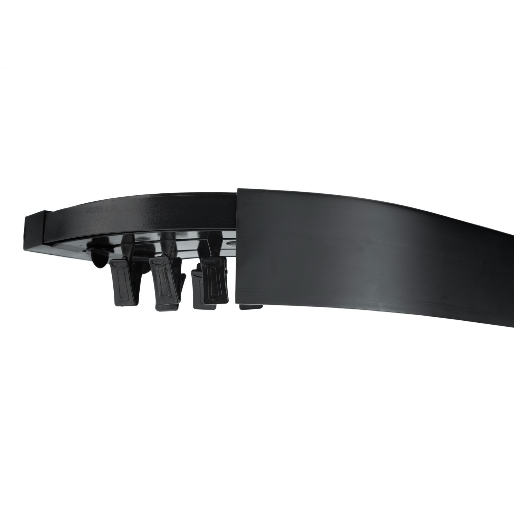 Curtain Rail Track Black PVC Ceiling SET HOOKS or CLIPS + CORNER and COVER