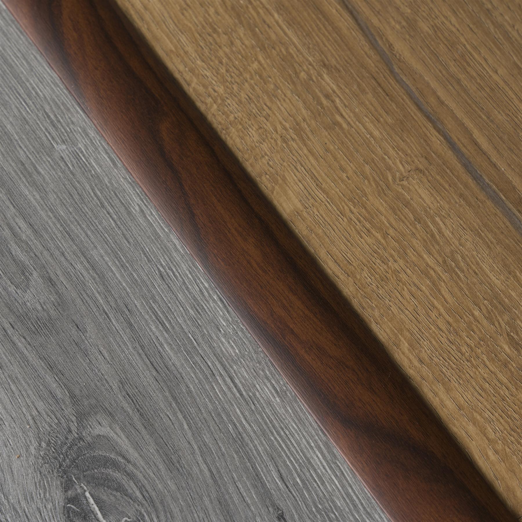 930x35 SELF-ADHESIVE WOOD EFFECT ALUMINIUM FLOOR BAR EDGE TRIM THRESHOLD PROFILE - Picture 73 of 80