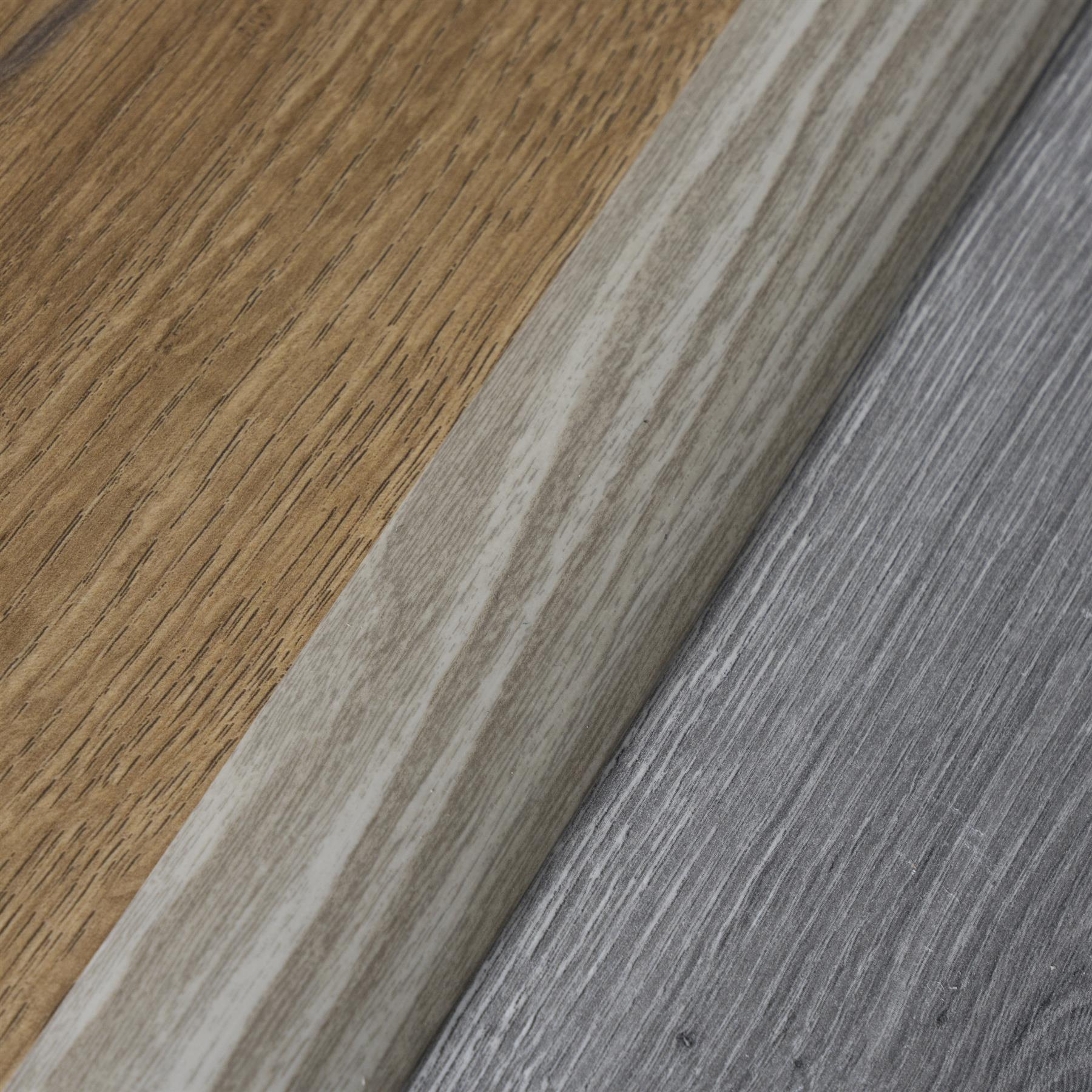 930x35 SELF-ADHESIVE WOOD EFFECT ALUMINIUM FLOOR BAR EDGE TRIM THRESHOLD PROFILE - Picture 15 of 80