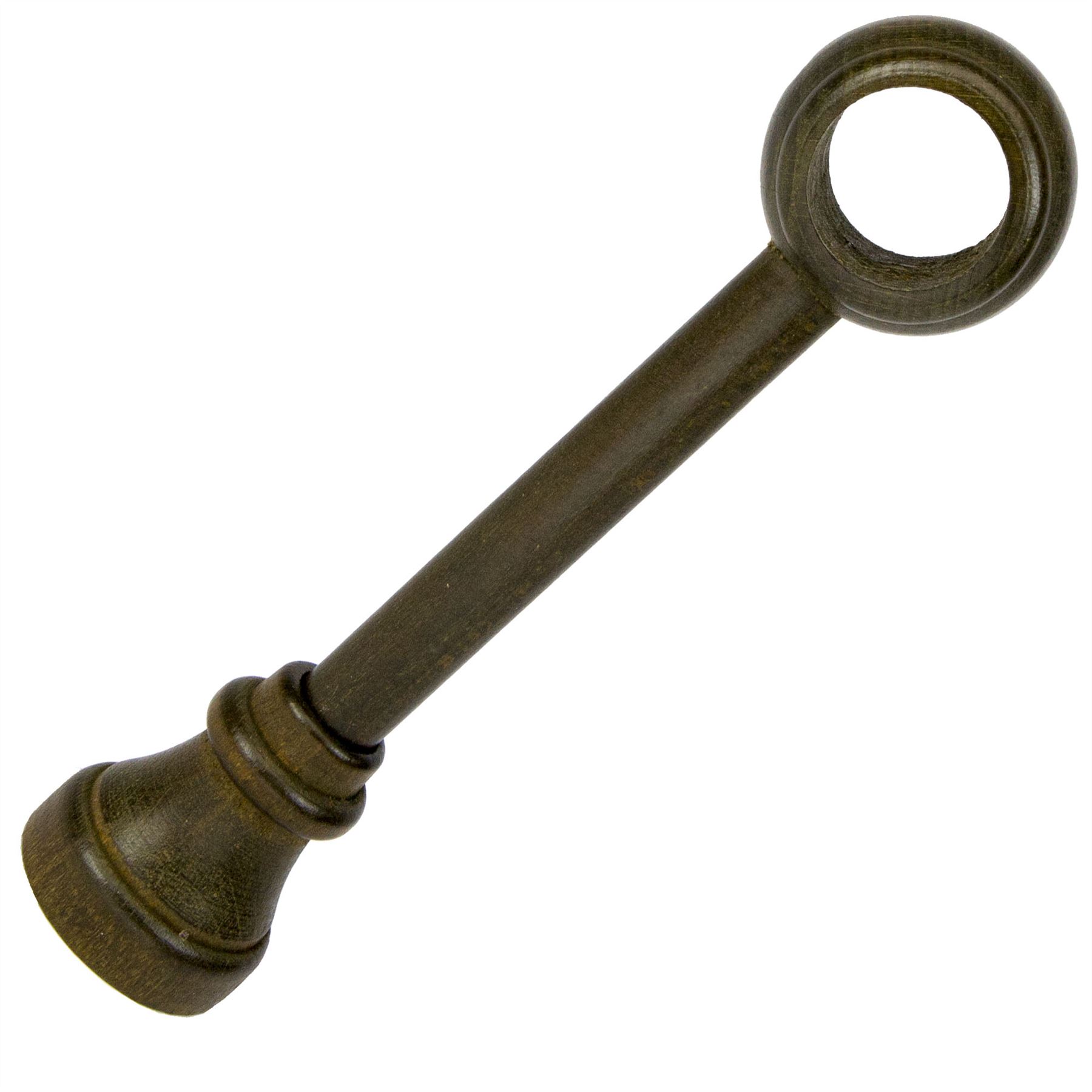 Wooden Classic Single Bracket / Holder for Wooden Curtain Pole / Rail 28mm - Picture 11 of 11