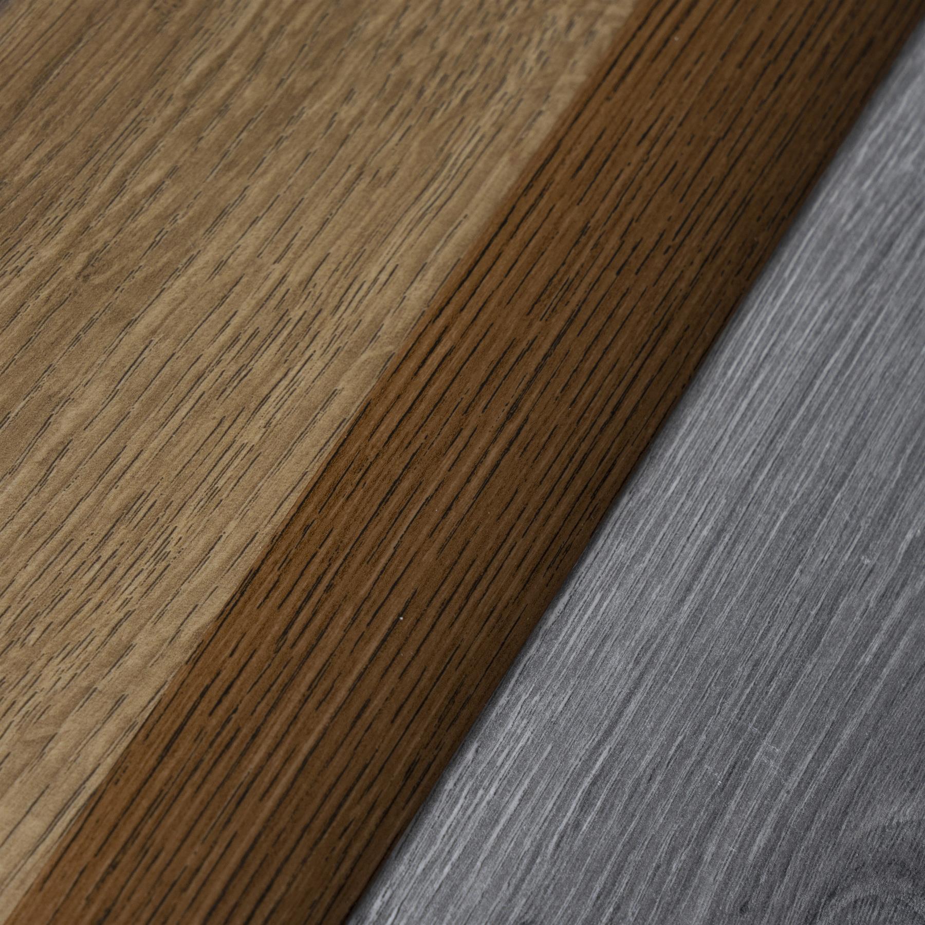 930x35 SELF-ADHESIVE WOOD EFFECT ALUMINIUM FLOOR BAR EDGE TRIM THRESHOLD PROFILE - Picture 29 of 80