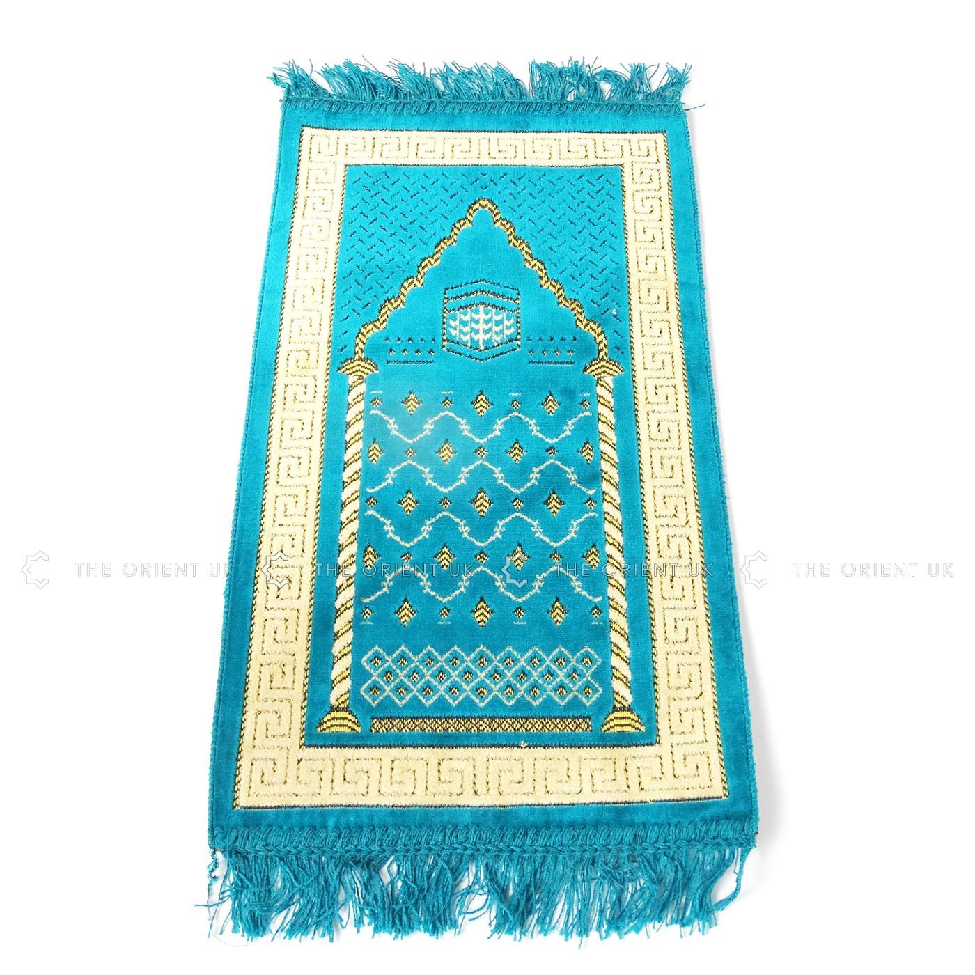 Turkish Kids Children Prayer Mat Islamic Pray Rug Namaz Carpet 60x35cm