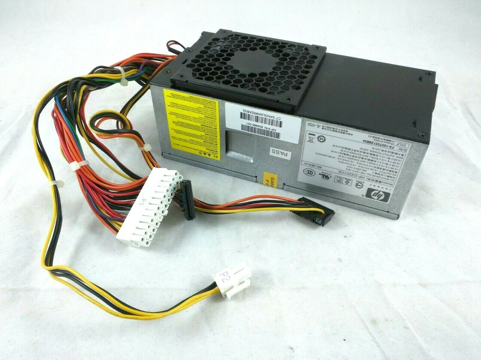 HP Pro 3120 Small Form Factor SFF Replacement 220W Power Supply Unit 504965-001