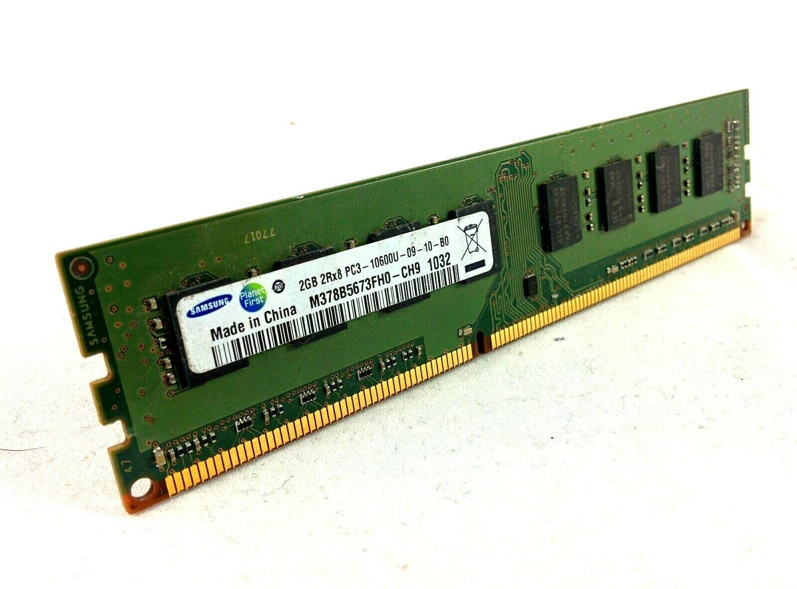 Samsung M378B5673FH0-CH9 2GB PC3-10600 DDR3 1333 240-Pin DIMM Desktop ...
