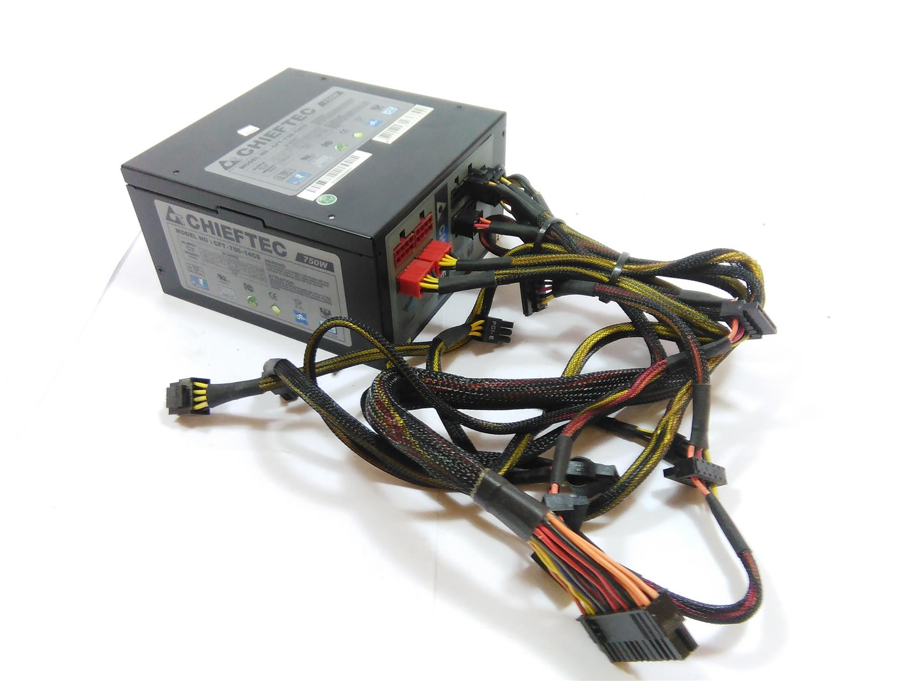 Chieftec CFT-750-14CS 750W 20+24 Pin Modular ATX Desktop Power Supply ...