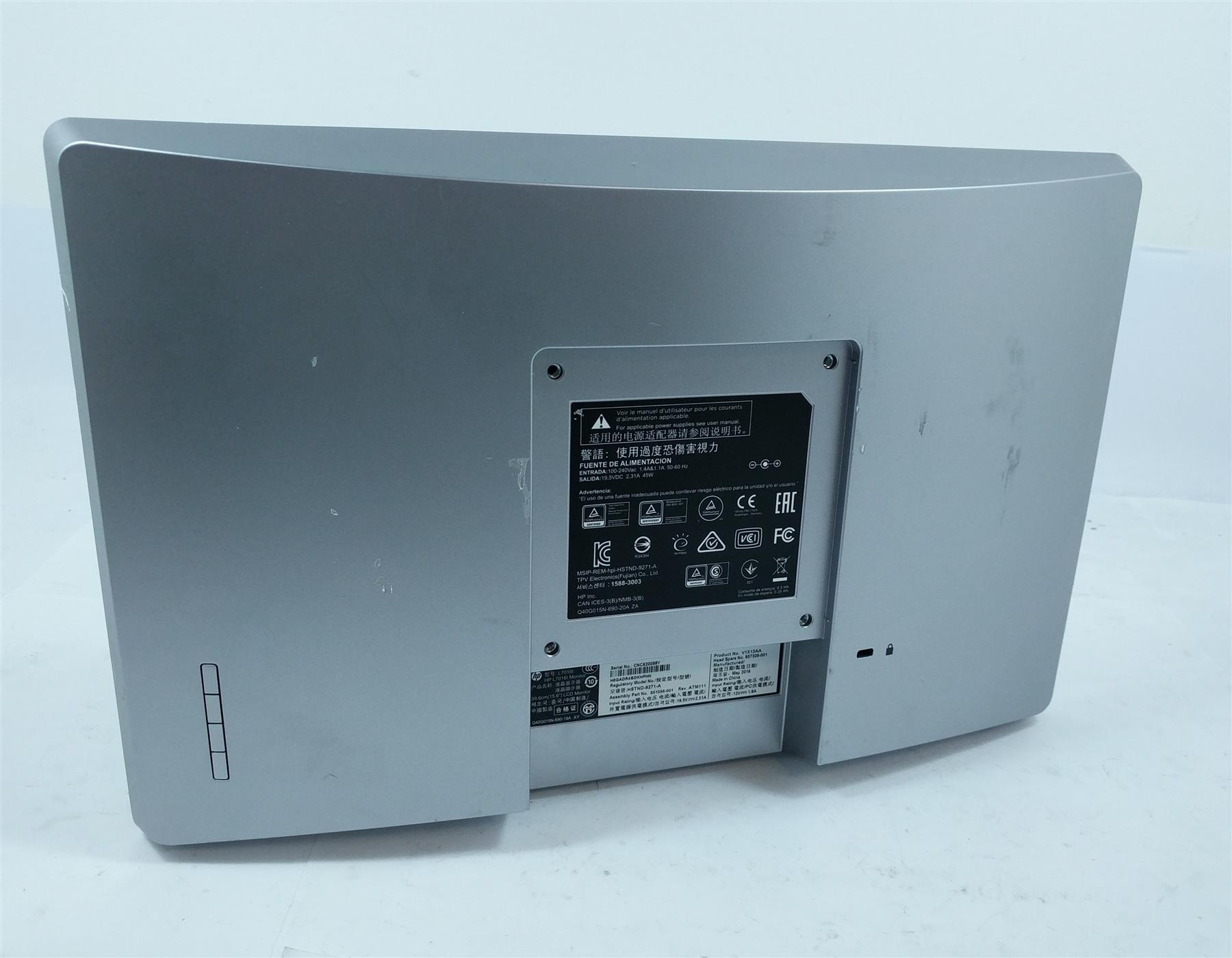 HP L7016t Silver 15.6" Touchscreen POS Monitor V1X13AA no STAND/PSU