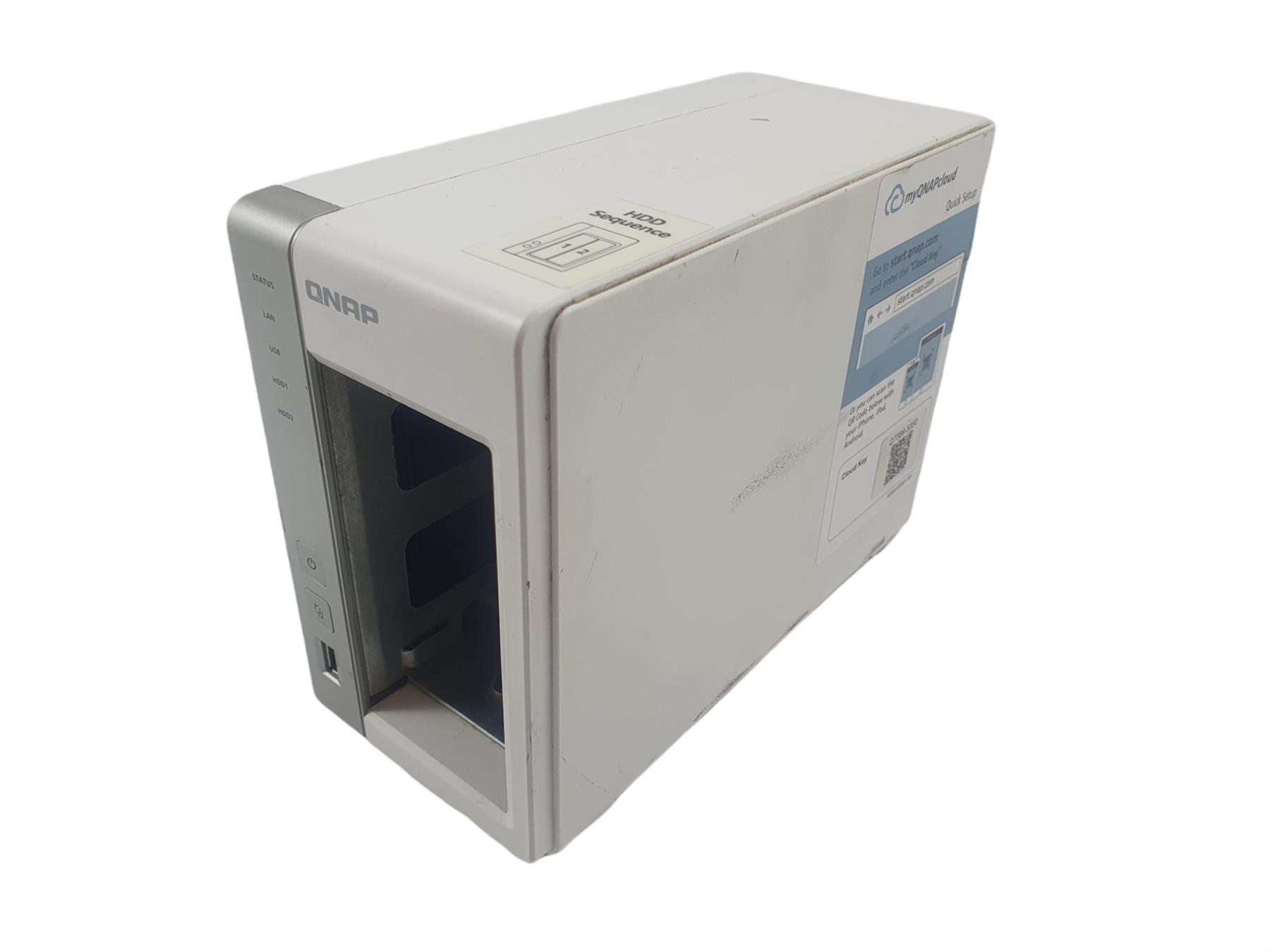 QNAP TS-220 2-Bay Network Attached Storage NAS Enclosure no