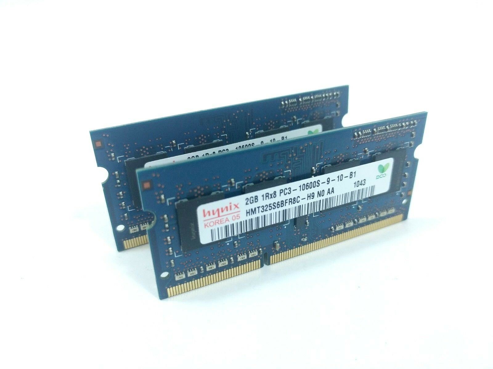 Hynix 4GB 2x2GB PC3-10600 Laptop Memory Ram HMT325S6BFR8C-H9