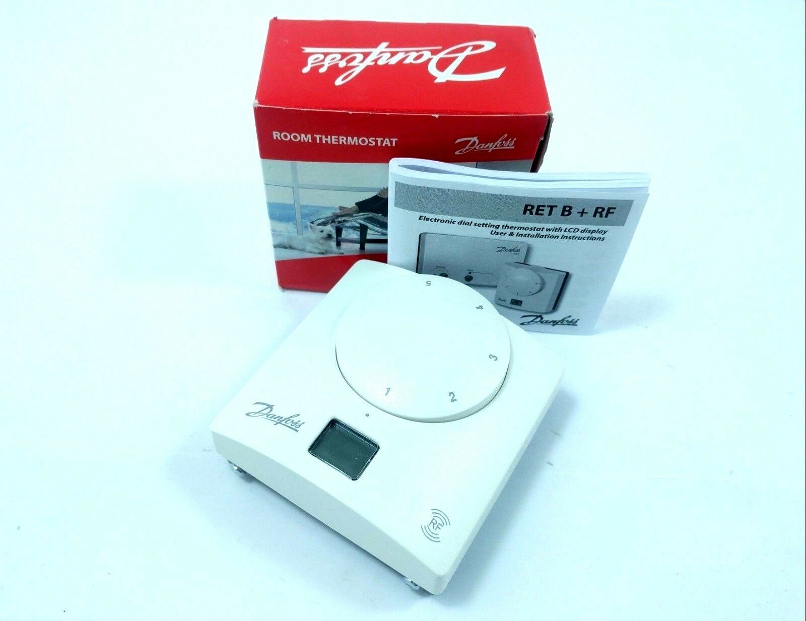Danfoss RET BRF 087N727000 Wireless Battery Power Room Thermostat