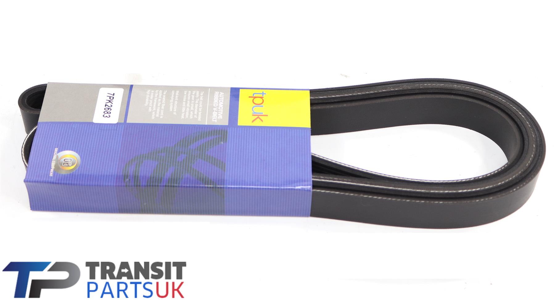 FORD TRANSIT MK7 FAN DRIVE BELT 2.4 RWD WITHOUT AIR CON 2006 2014