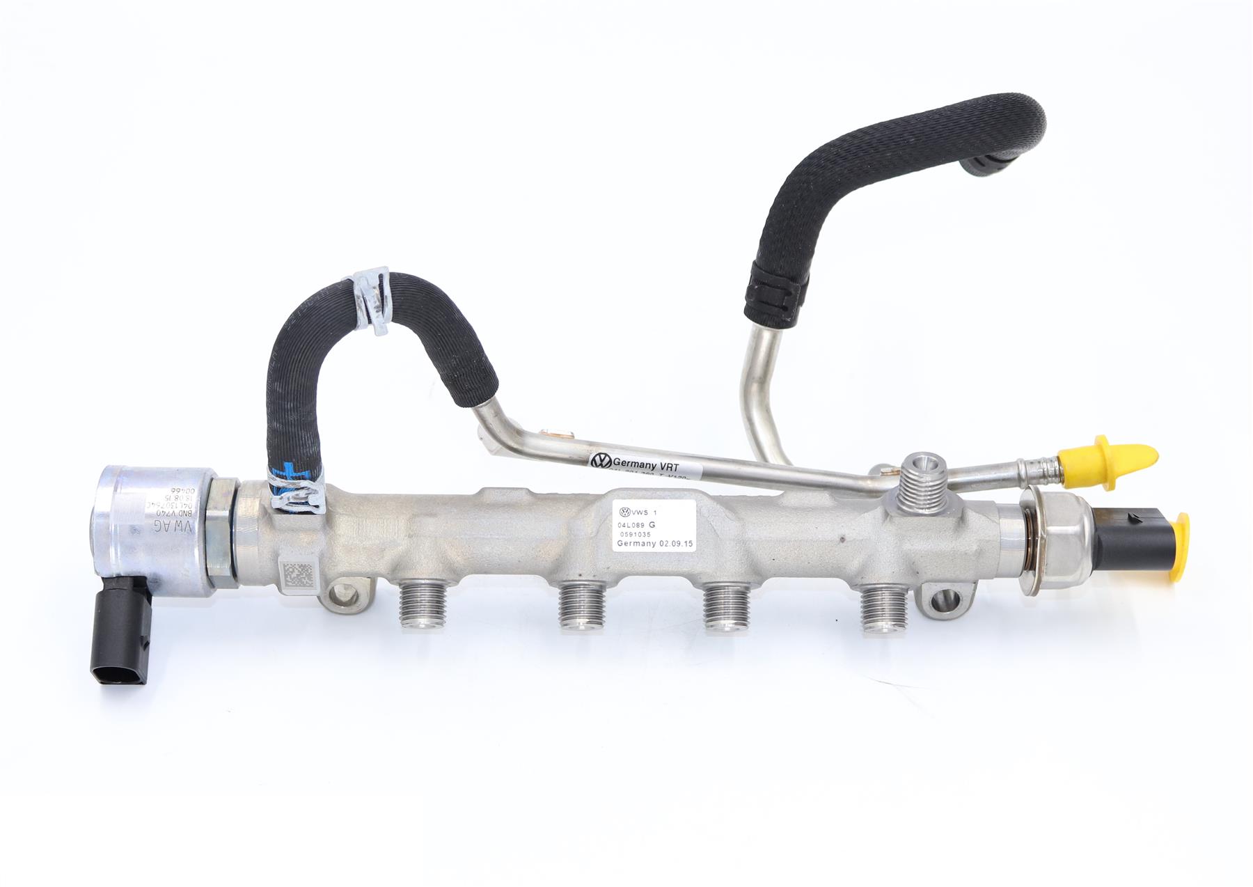 VW GOLF SPORTSVAN FUEL INJECTION RAIL AND PRESSURE SENSOR 1.6 2.0 TDI