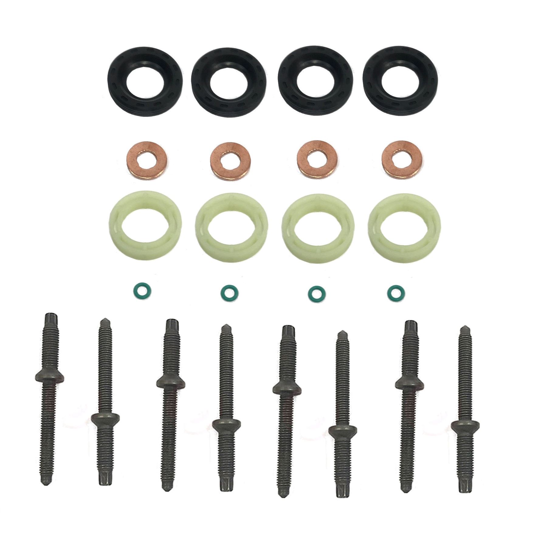 INJECTOR SEAL WASHER ORING KIT FORD FOCUS FIESTA CMAX FUSION 1.6 2004