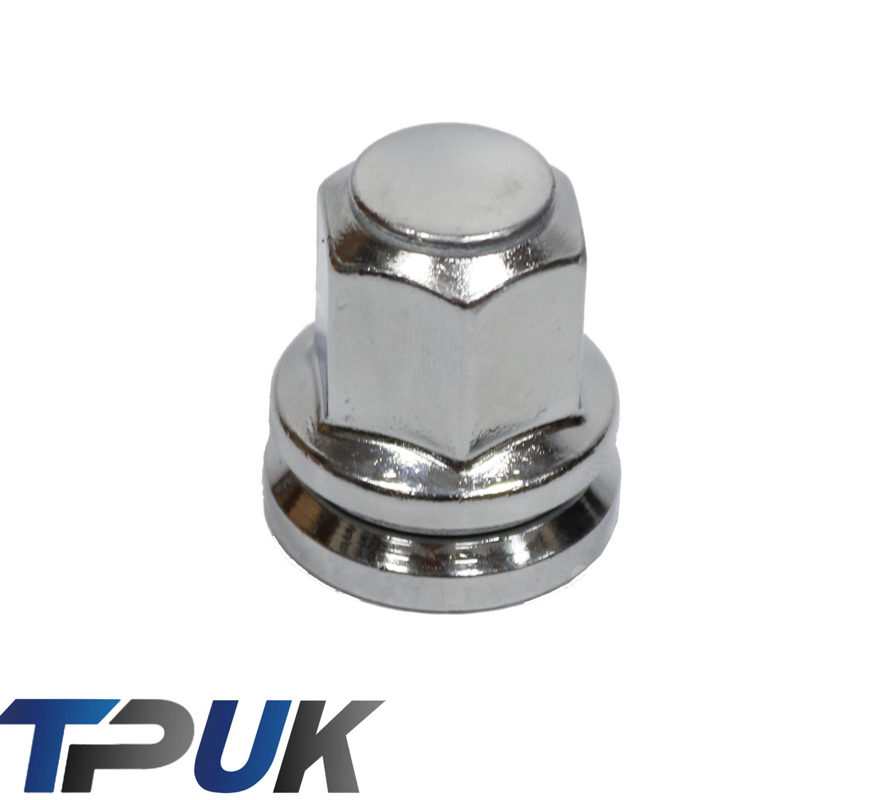 FORD TRANSIT SET OF 10 CHROME WHEEL NUTS ALLOY STEEL M14X2 MK6 MK7 2000
